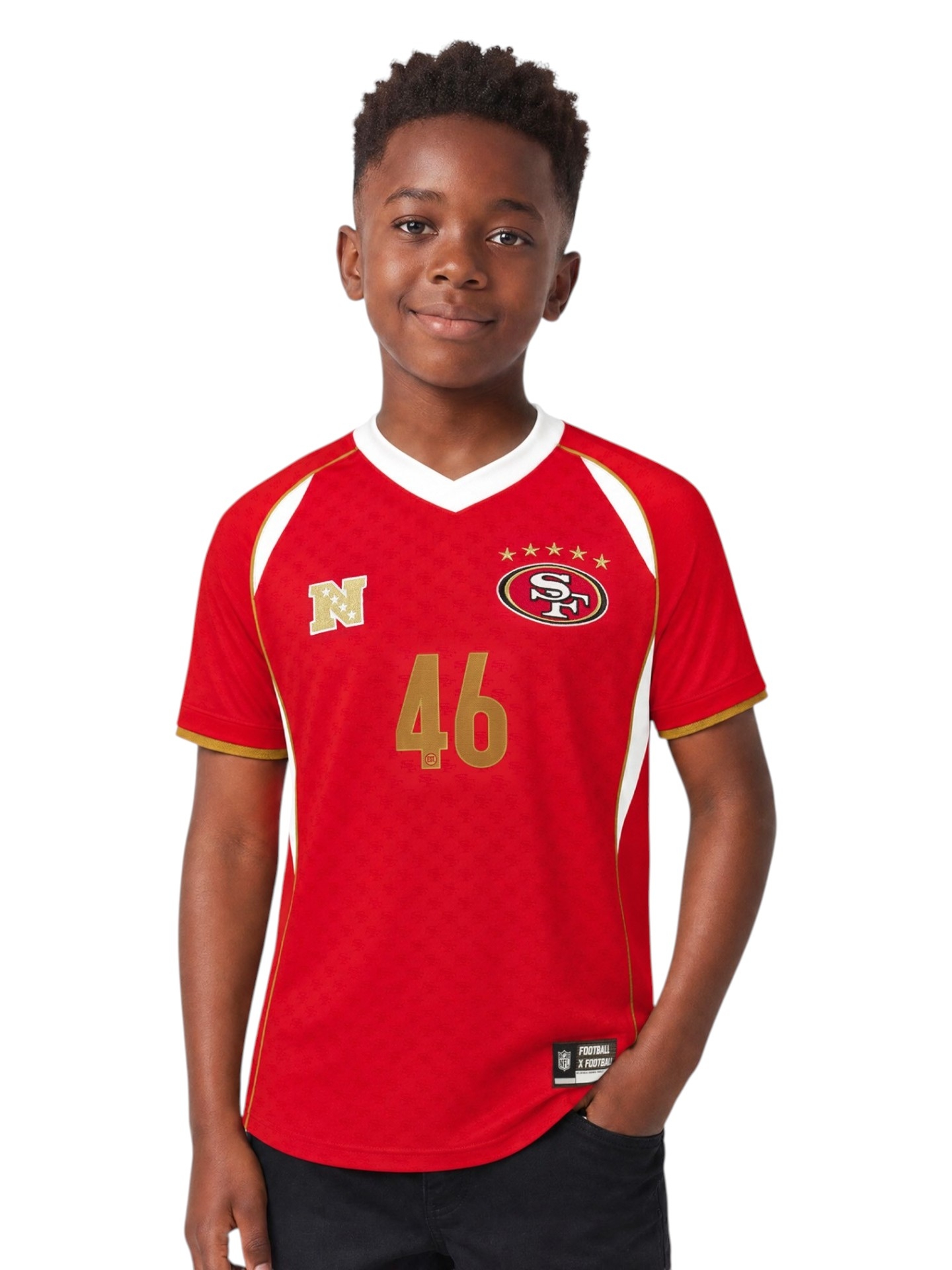 San Francisco 49ers 2026 Football x Football NFL Fan Jersey Red