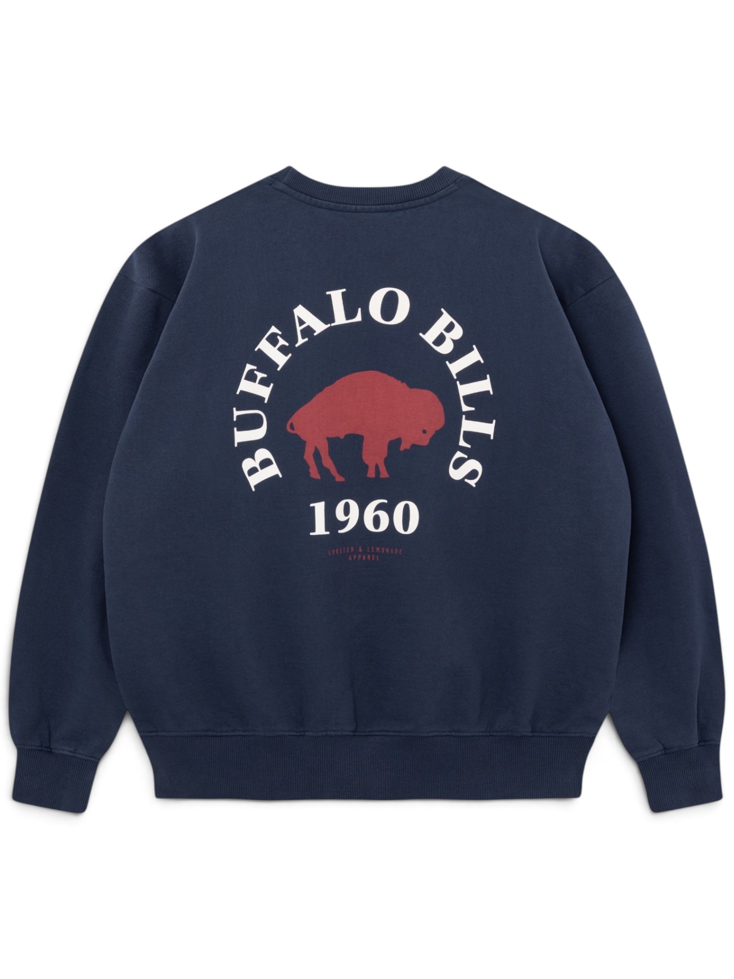 Buffalo Bills L&L '96 Classics NFL Crew Sweater Navy
