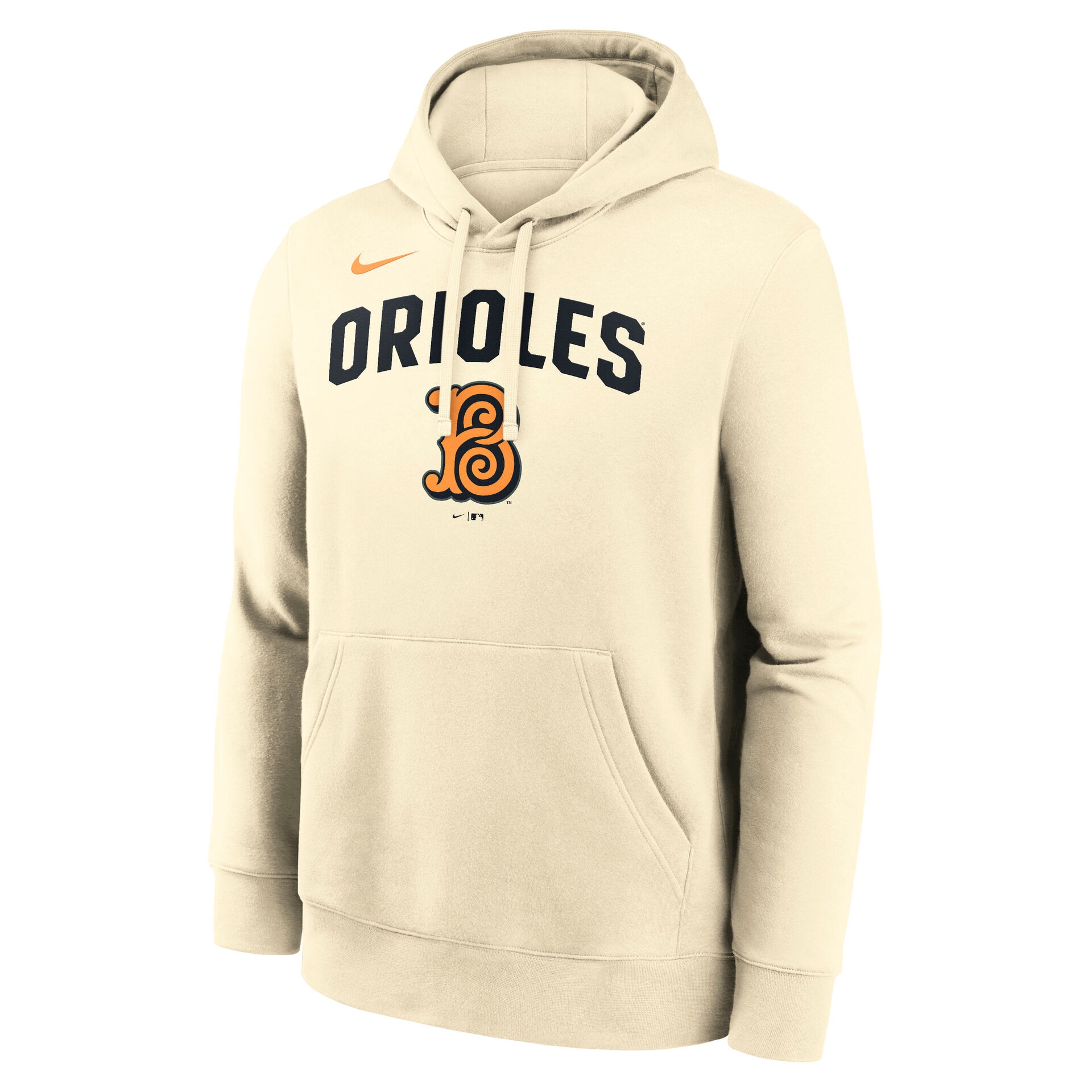 Baltimore Orioles City Connect Club MLB Hoodie Natural