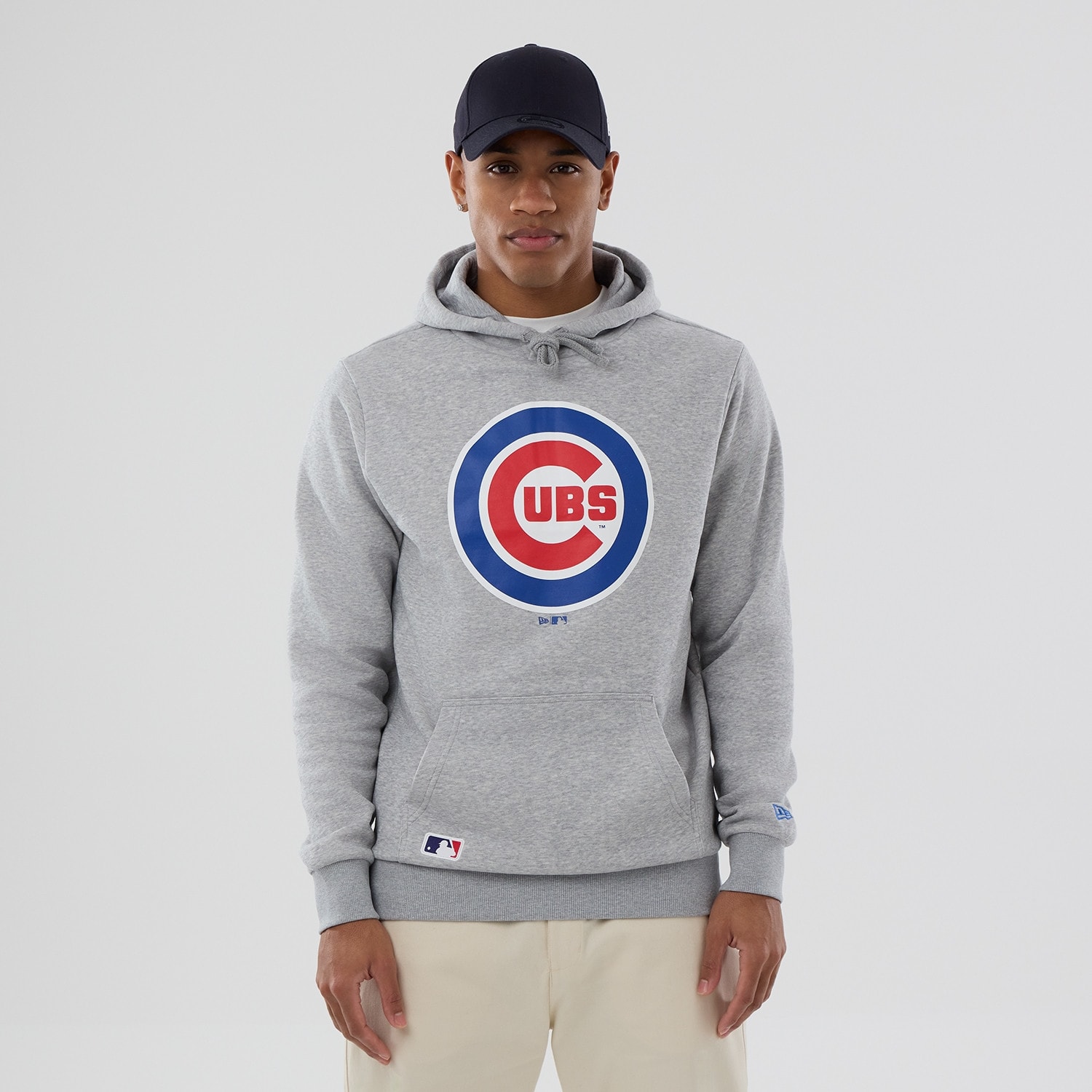Chicago Cubs Team Logo MLB Hoodie Grau