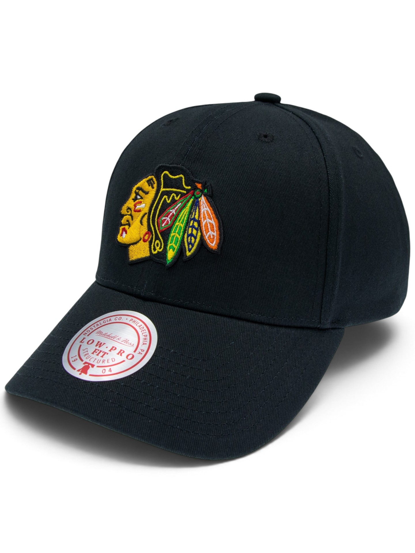 Chicago Blackhawks Vintage Hockey Low Pro Snapback NHL Cap Black
