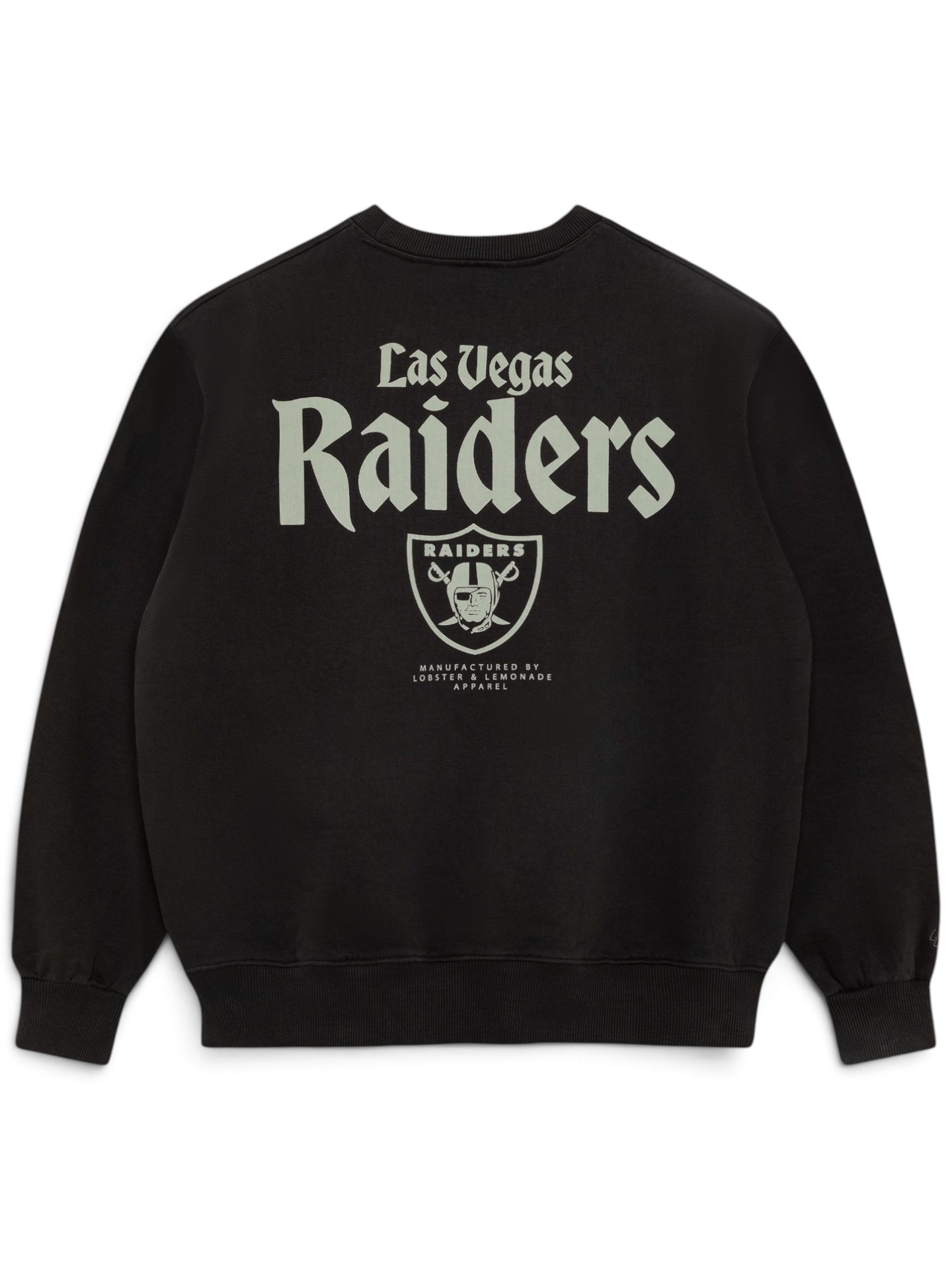 Las Vegas Raiders L&L '96 Classics NFL Crew Sweater Schwarz