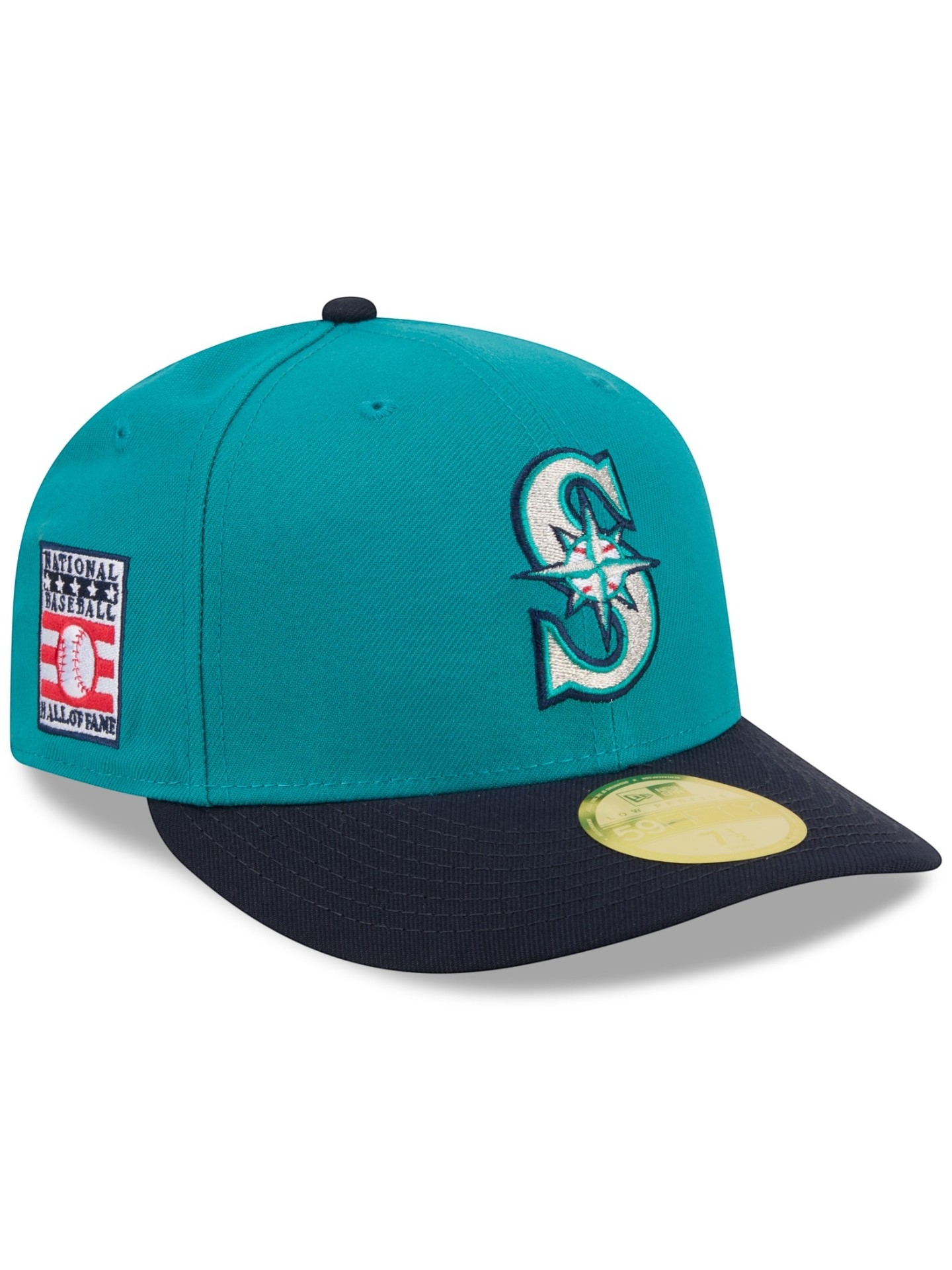 Seattle Mariners 2026 MLB Hall of Fame Low Profile 59FIFTY Fitted Cap Türkis
