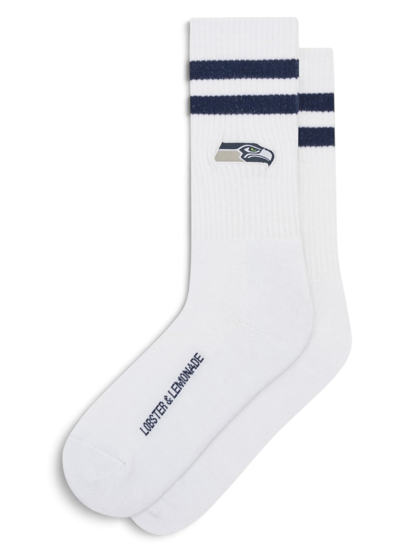 Seattle Seahawks L&L '90 Classics NFL Crew Socken Weiß