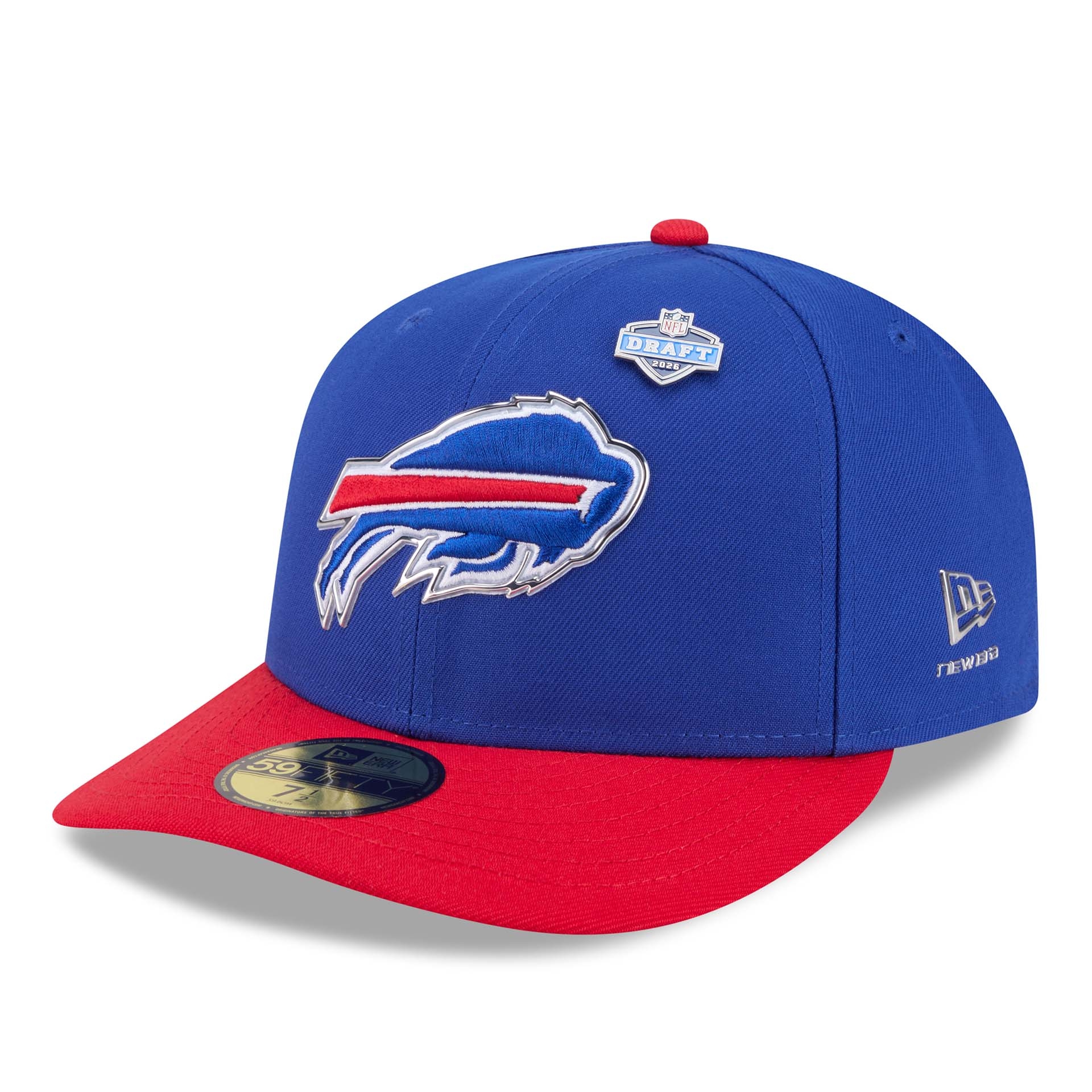 Buffalo Bills 2026 NFL Draft Pre-Curved 59FIFTY Fitted Cap