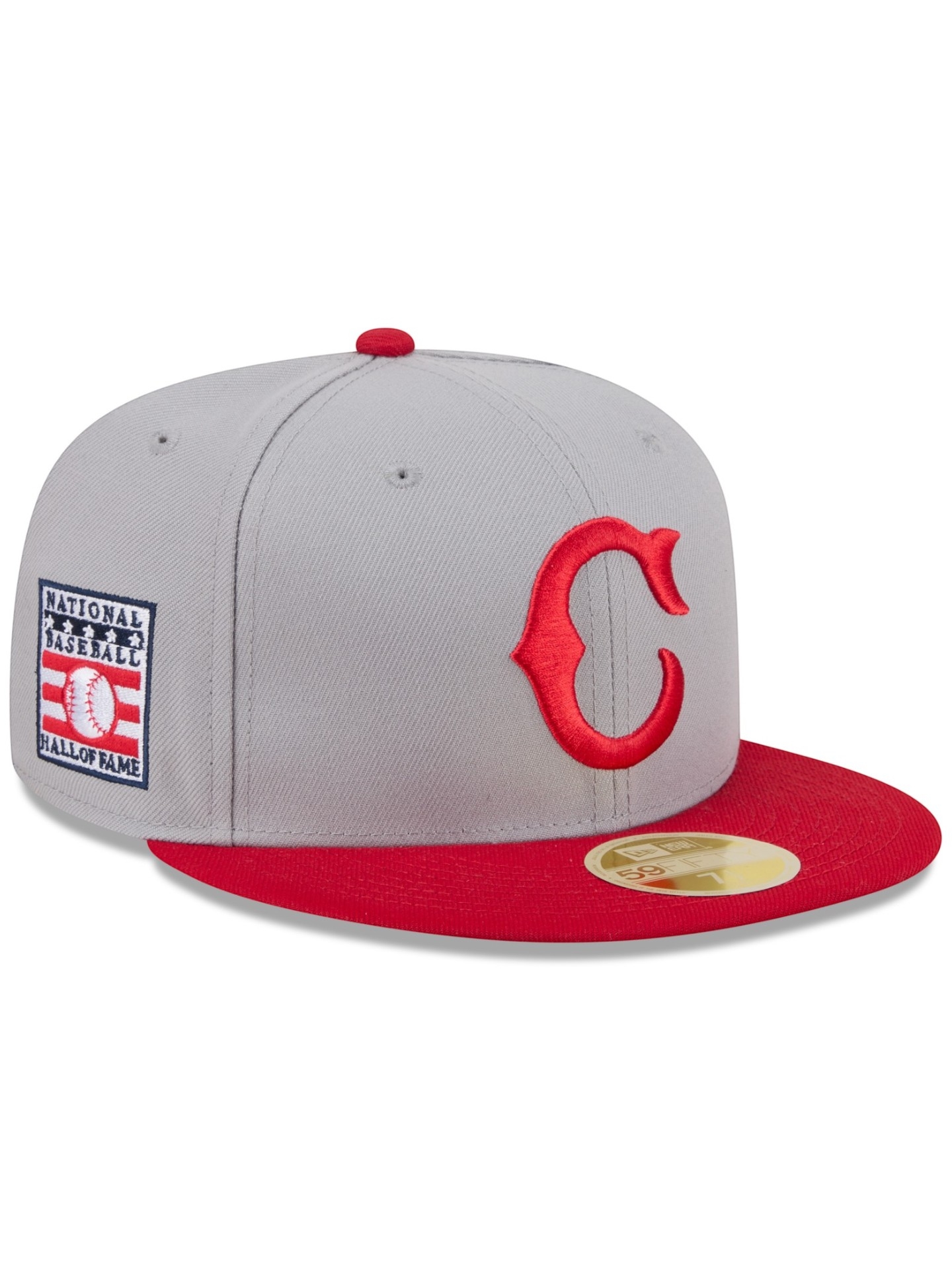 Cincinnati Reds 2026 MLB Hall of Fame 59FIFTY Fitted Cap Grau