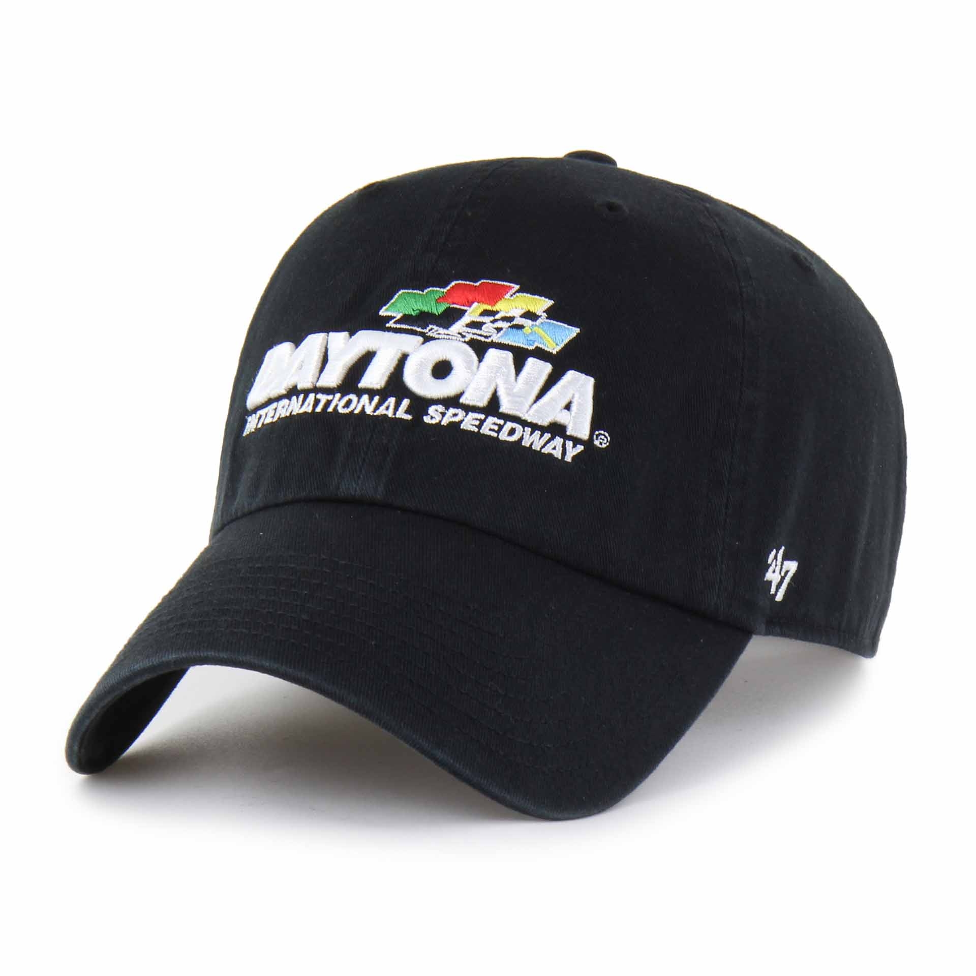 Daytona Speedway '47 Clean Up Adjustable NASCAR Cap Schwarz