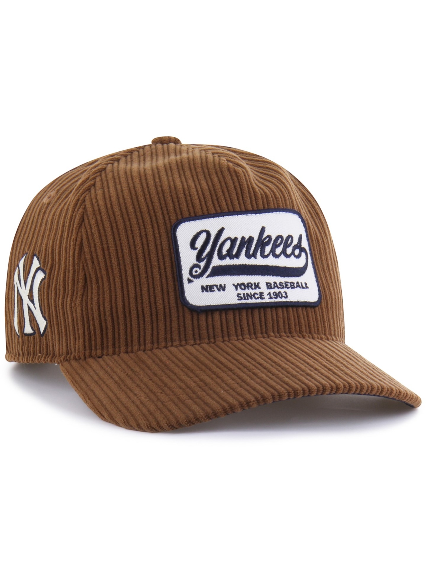 New York Yankees '47 Cord Patch Hitch RF Snapback MLB Cap Braun