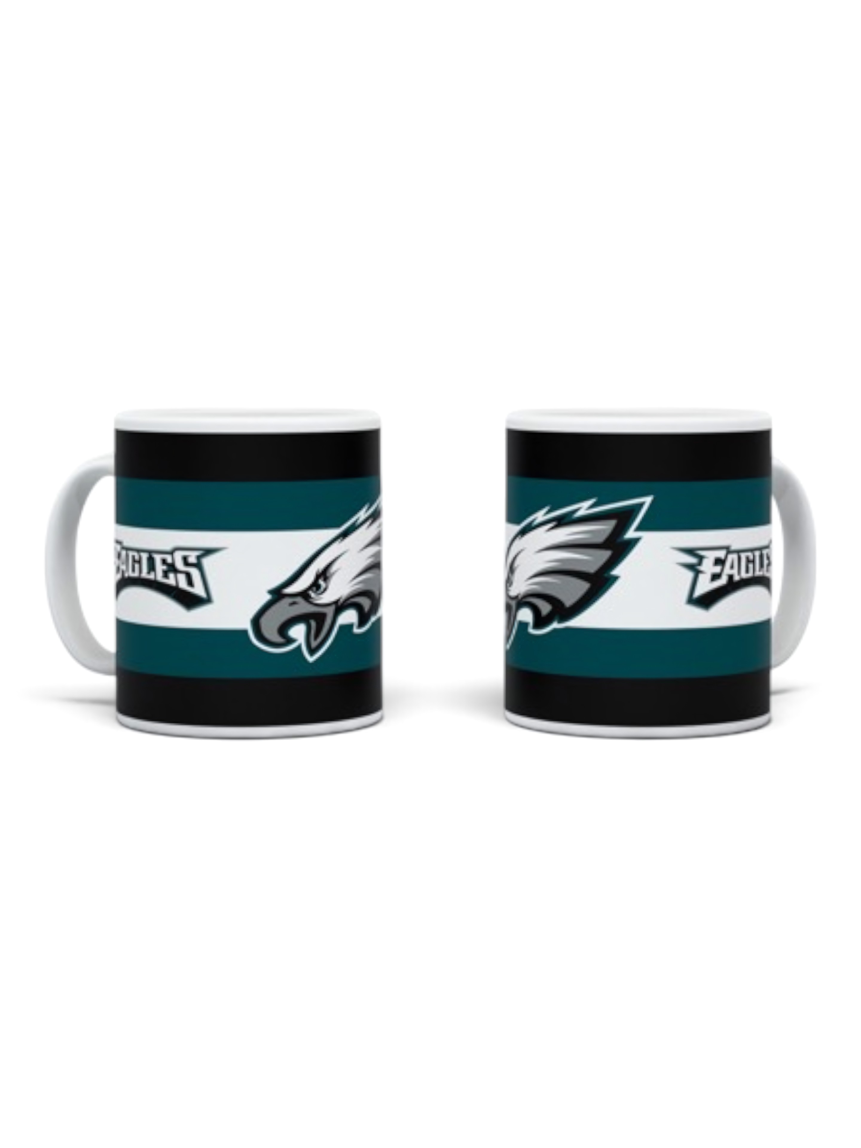 Philadelphia Eagles Stripe Logo NFL Becher (330 ml)