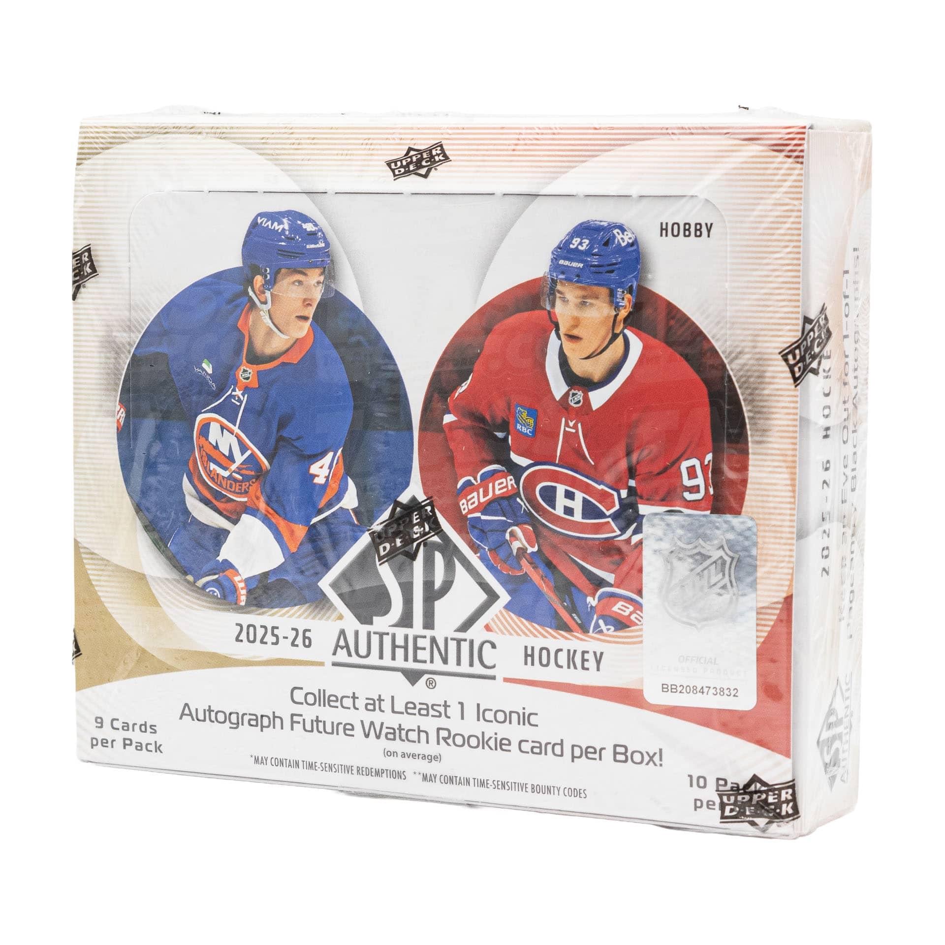 2025/26 Upper Deck SP Authentic Hockey NHL Hobby Box