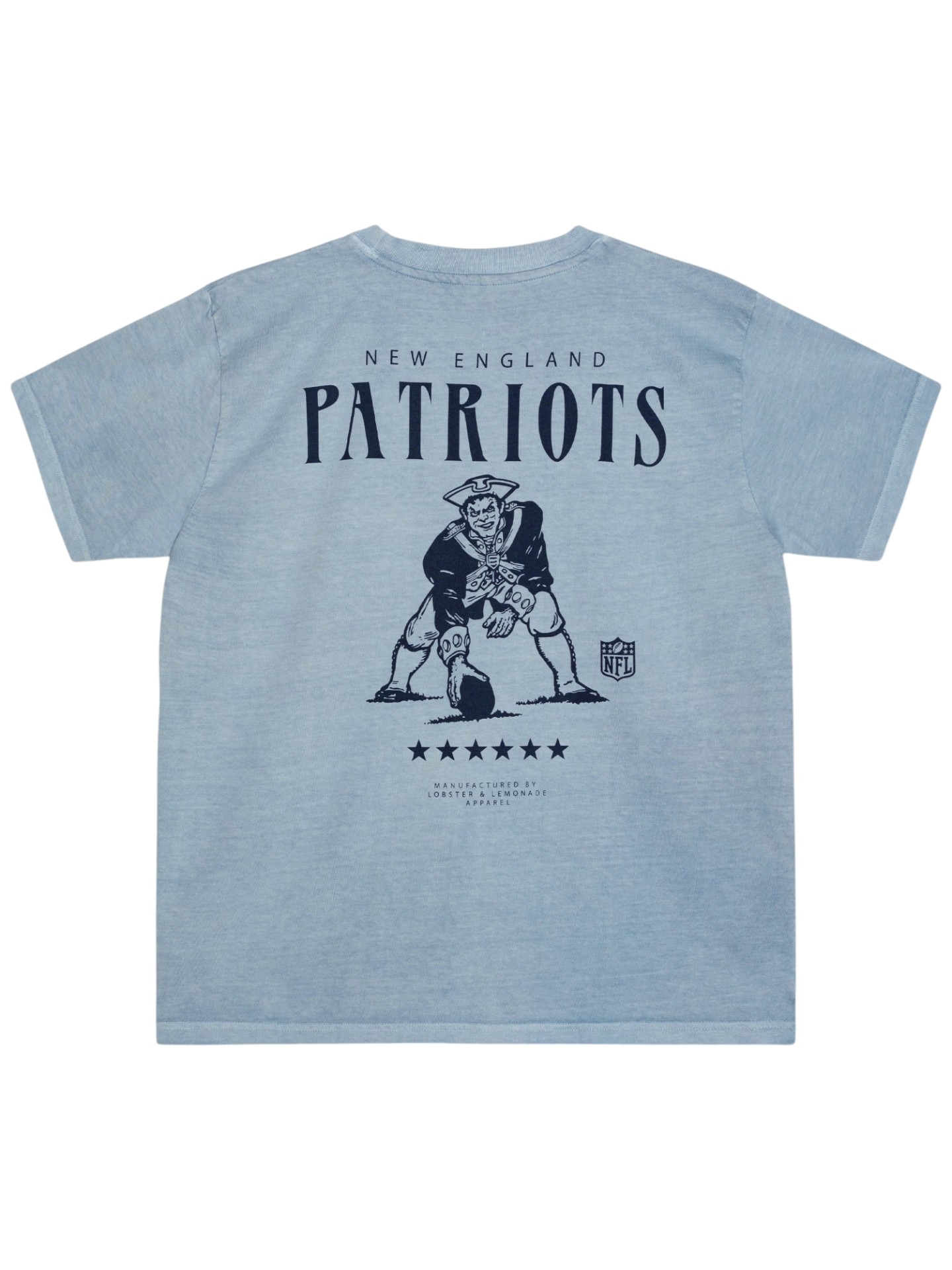 New England Patriots L&L '89 Classics NFL T-Shirt Blau