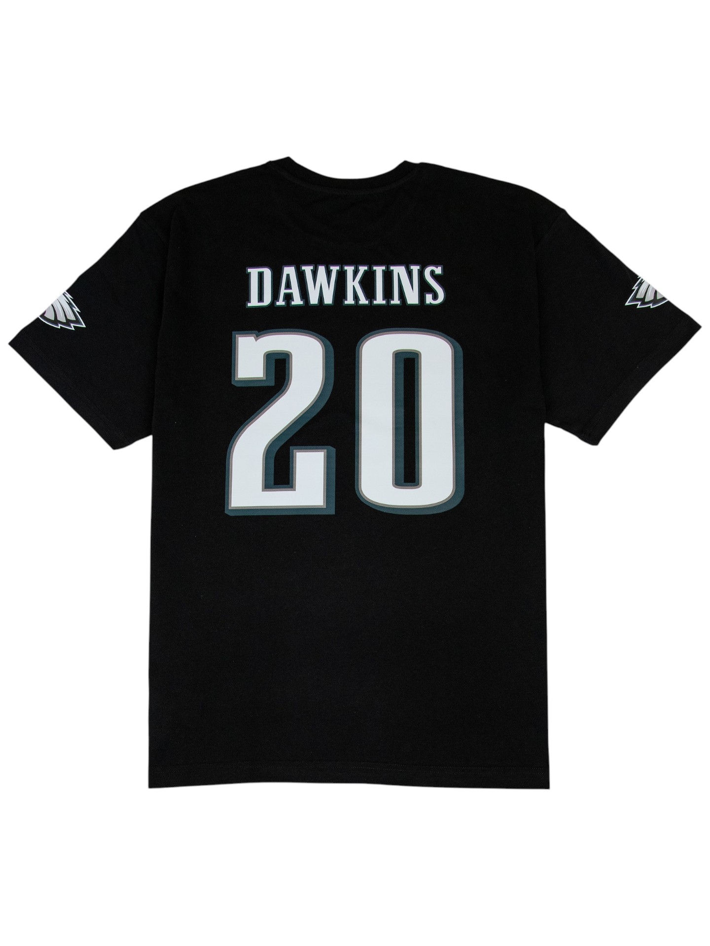 Brian Dawkins #20 Philadelphia Eagles Wordmark Player NFL T-Shirt Schwarz