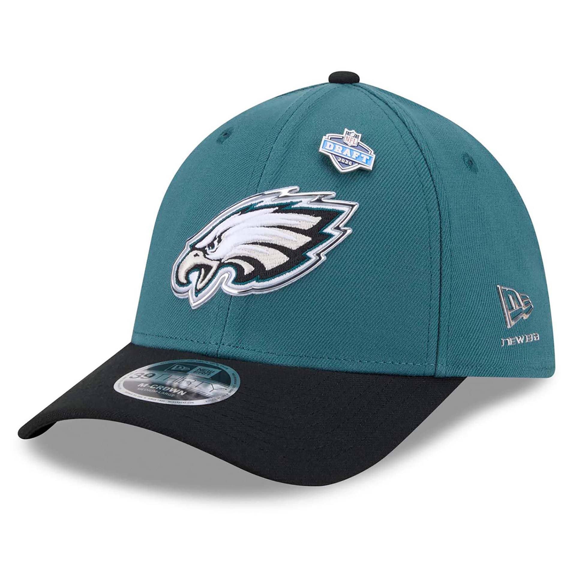 Philadelphia Eagles 2026 NFL Draft 39THIRTY M-Crown Flex Cap