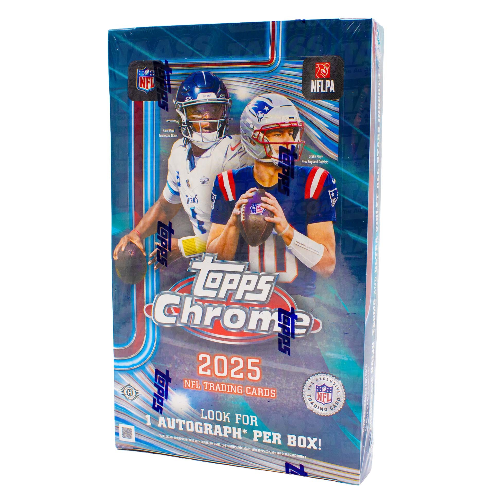 2025 Topps Chrome Football NFL Hobby Box