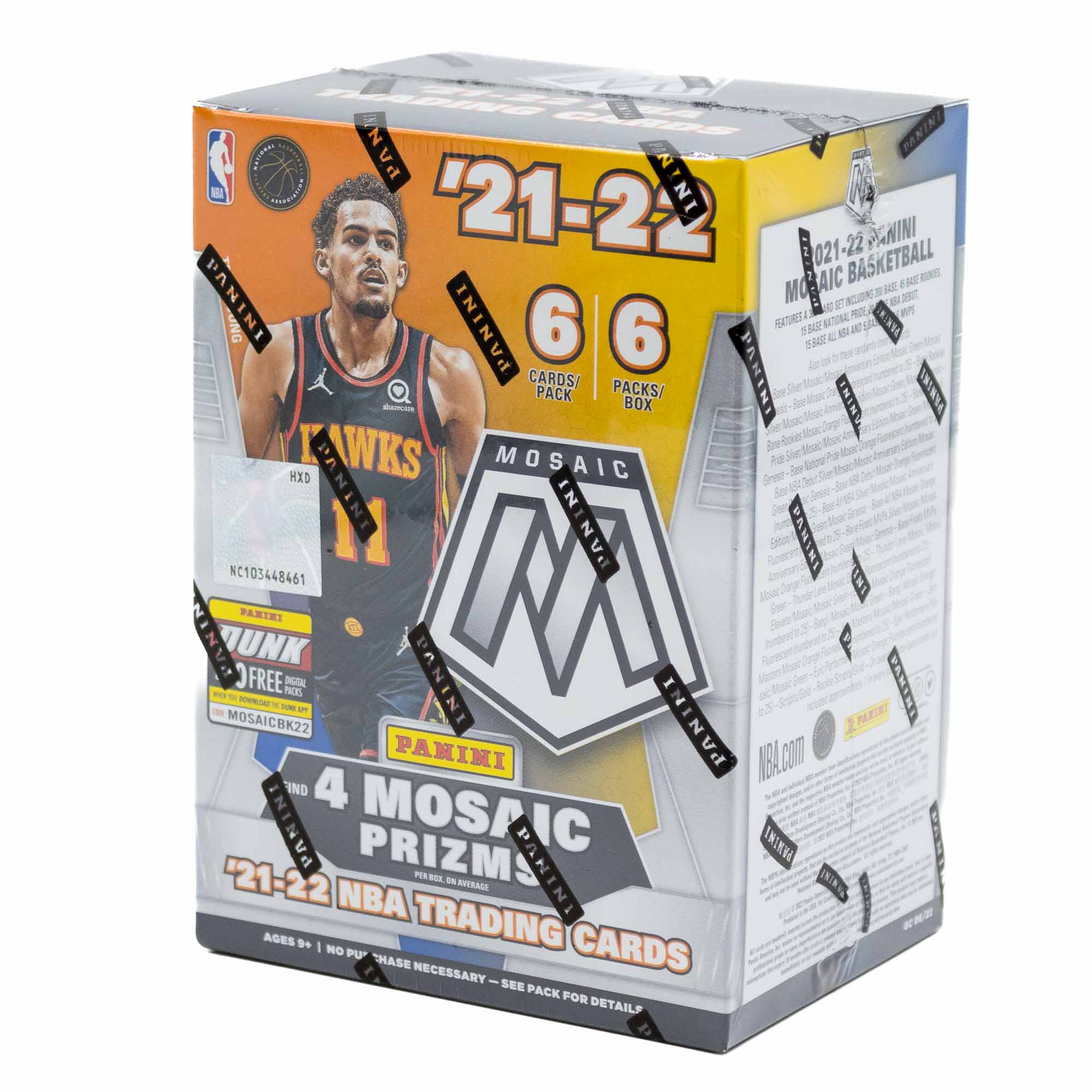 2021/22 Panini Mosaic Basketball NBA Blaster Box