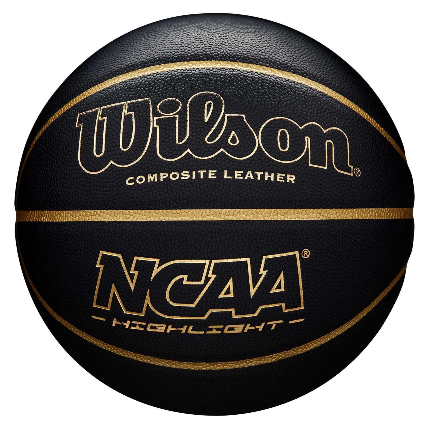 NCAA Wilson Highlight Basketball Schwarz (Size 7)