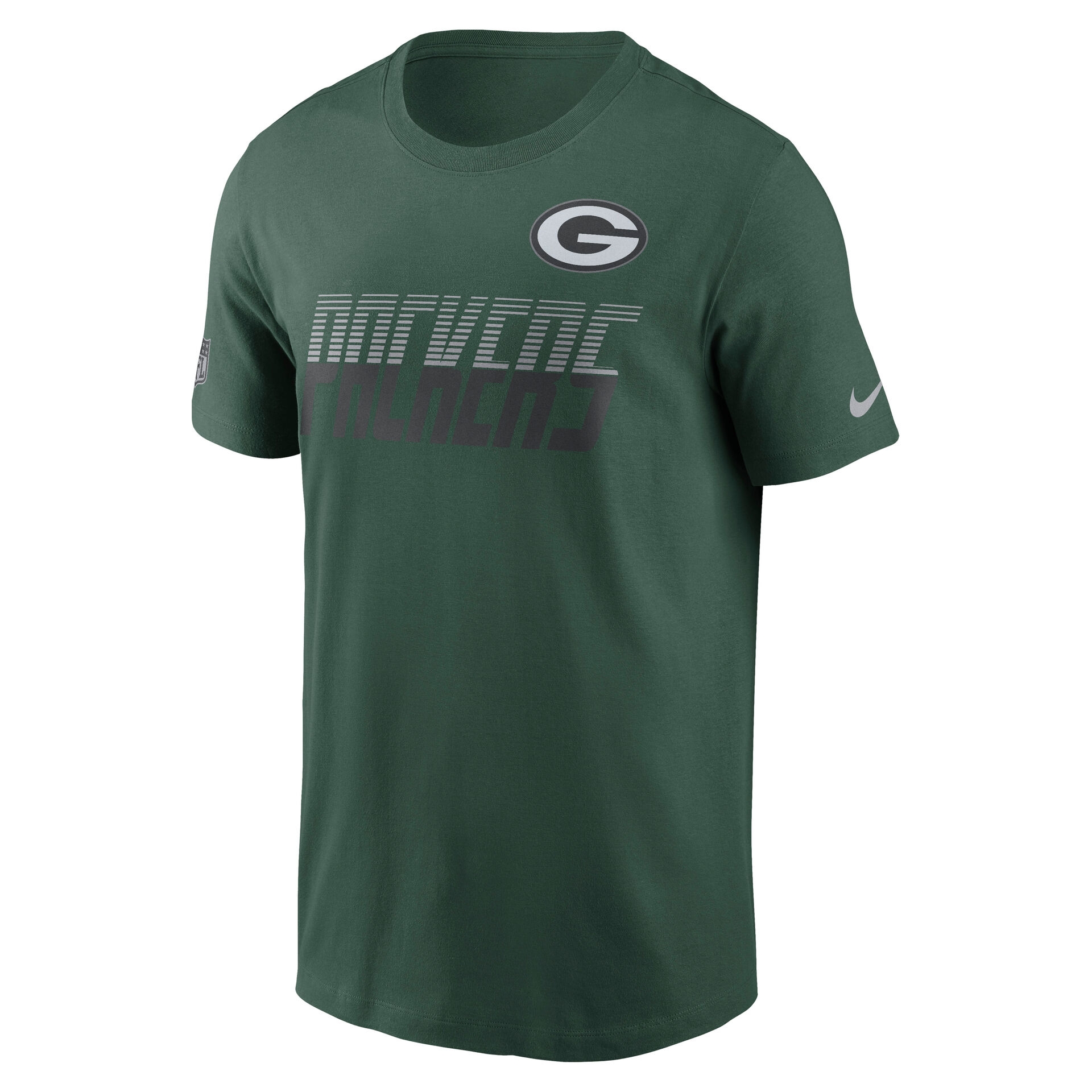 Green Bay Packers 2026 NFL Sideline Team Issue Dri-Fit T-Shirt Grün