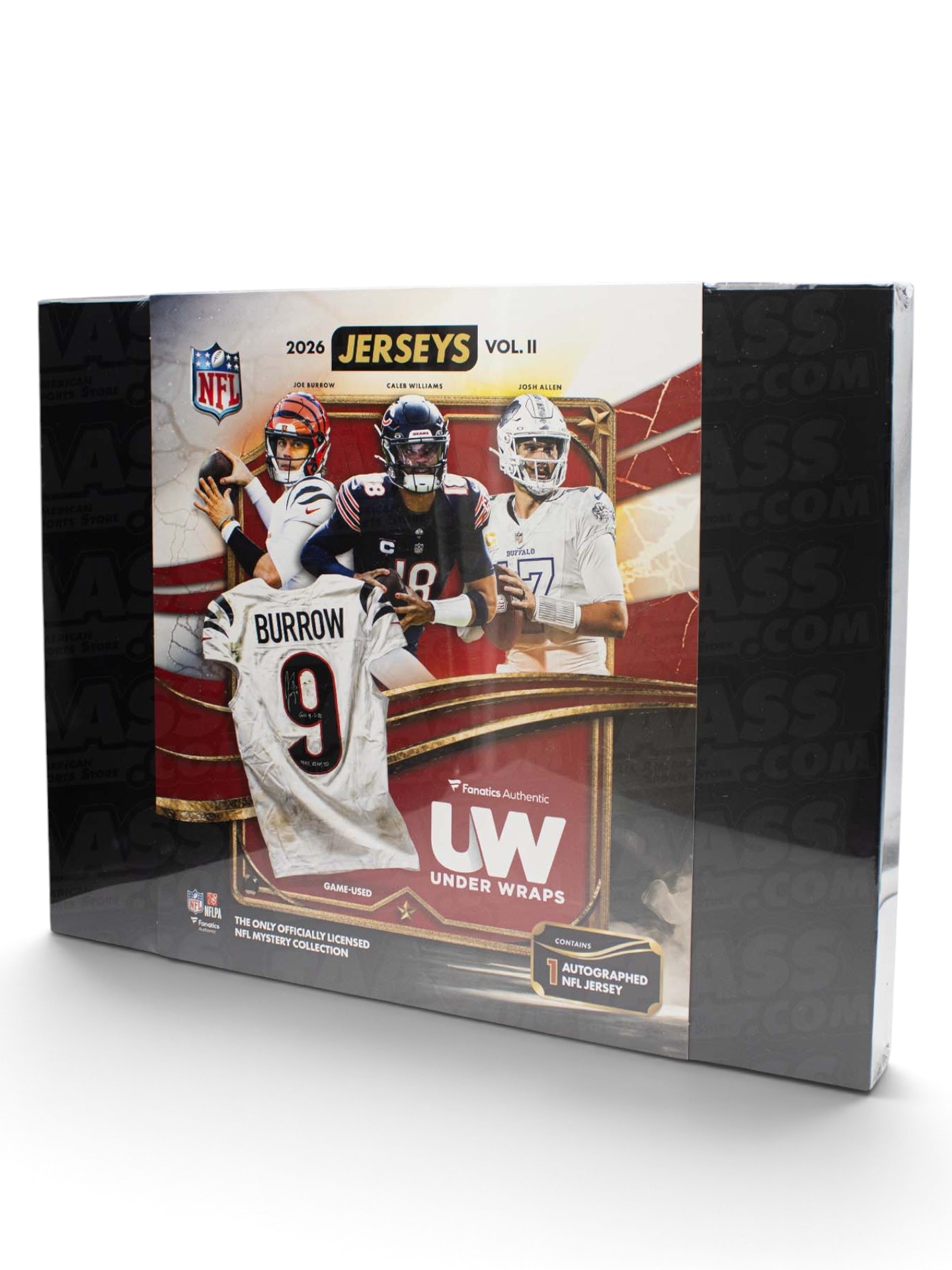 2026 Fanatics Under Wraps NFL Autographed Football Jersey Box Vol. 2