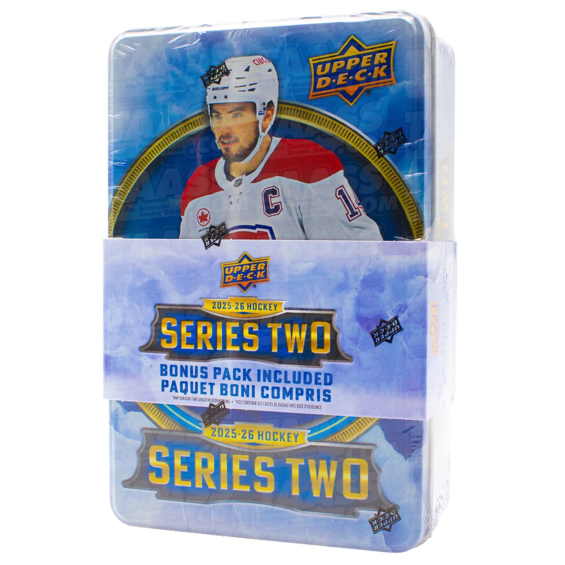 2025/26 Upper Deck Series 2 Hockey NHL Retail Tin