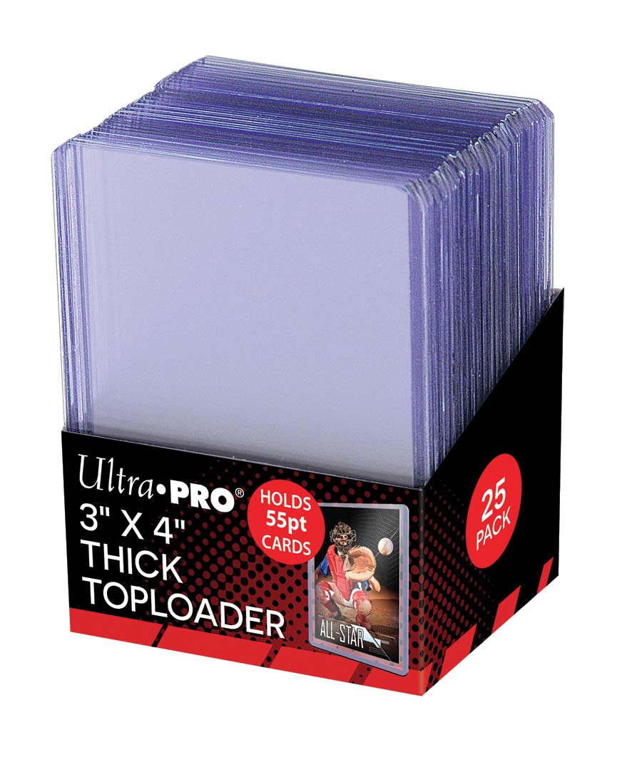 Ultra Pro Toploader 3 x 4" Thick Cards - 55pt