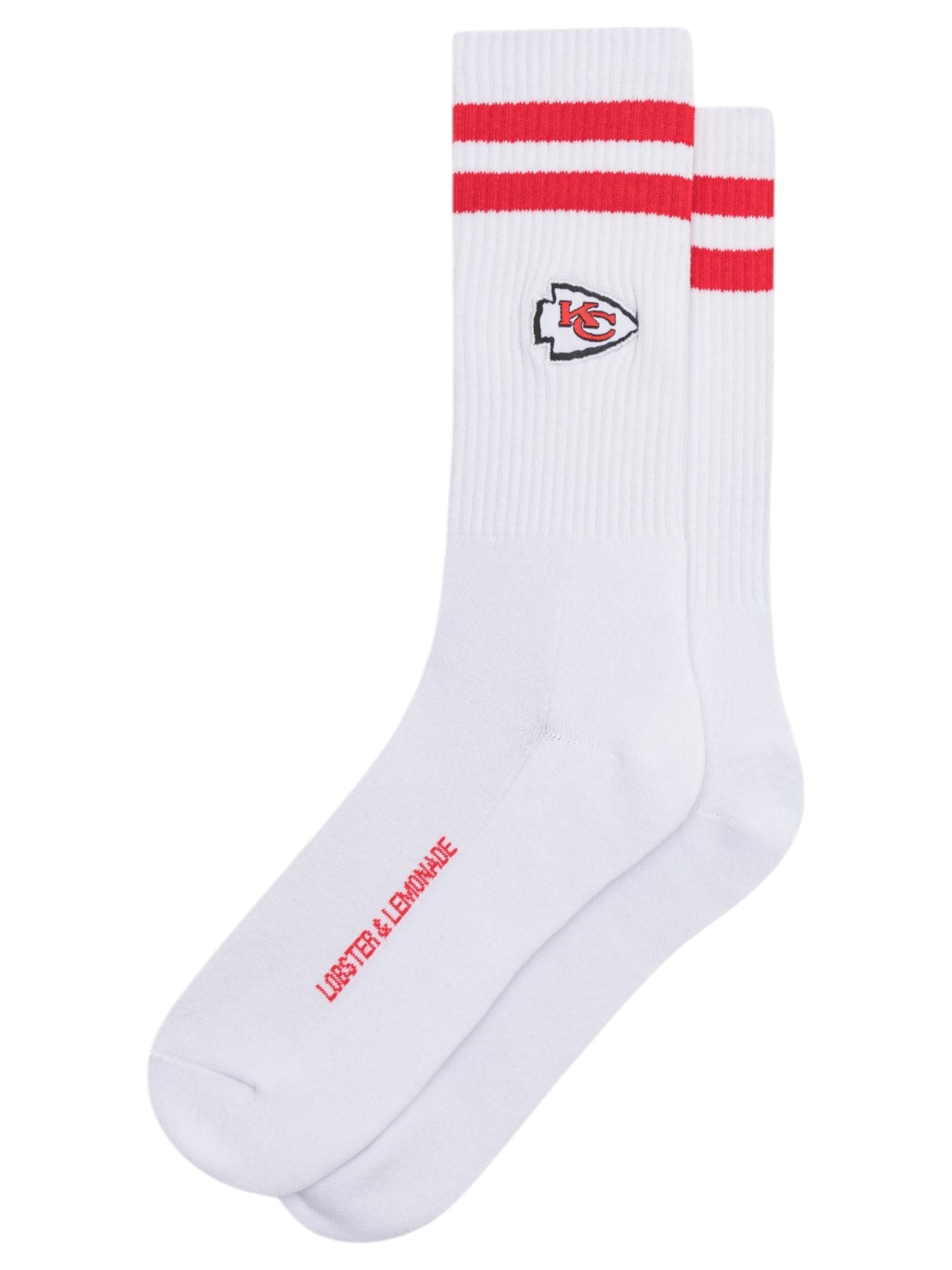 Kansas City Chiefs L&L '90 Classics NFL Crew Socken Weiß