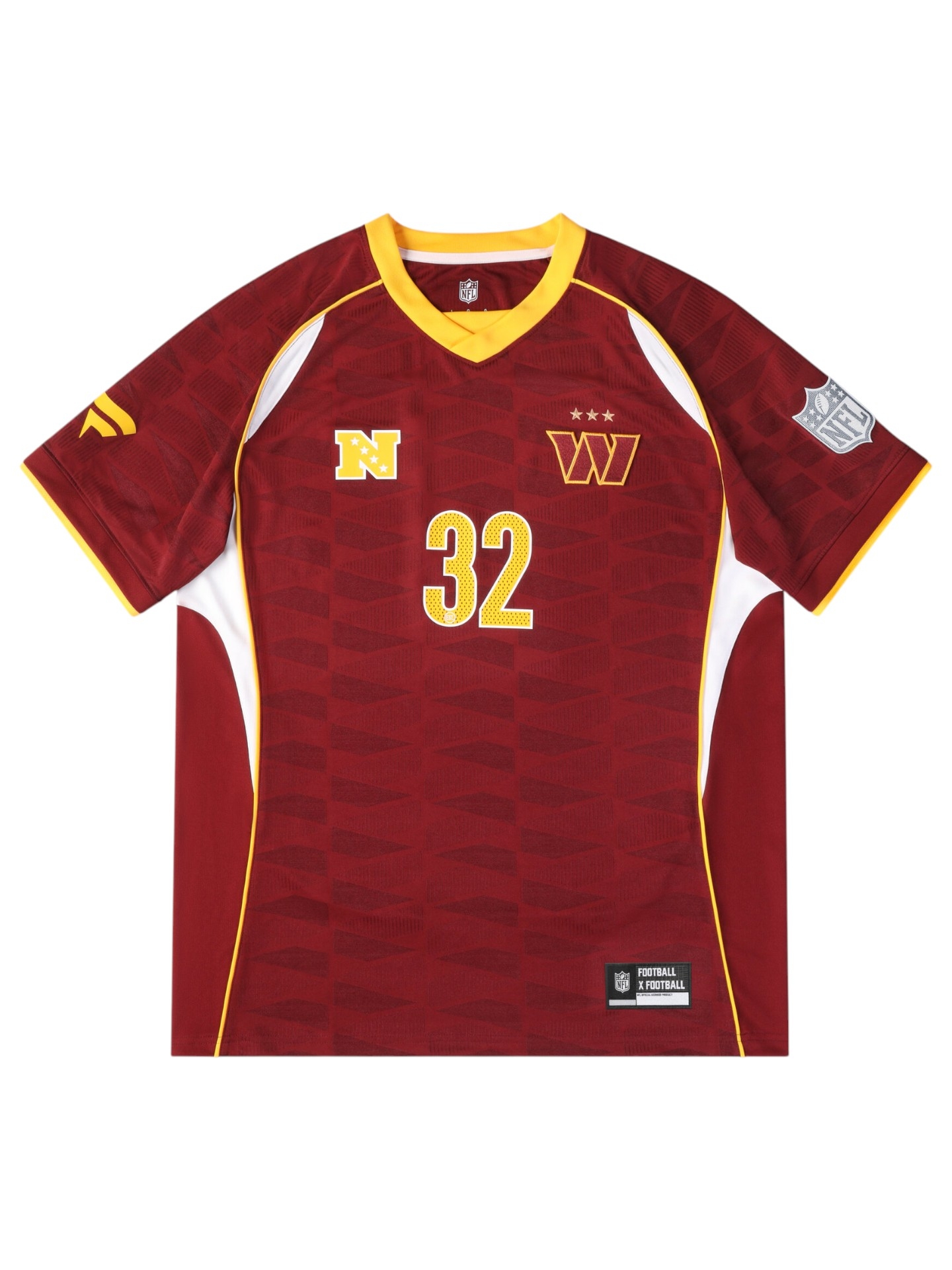 Washington Commanders 2026 Football x Football NFL Fan Jersey Burgundy