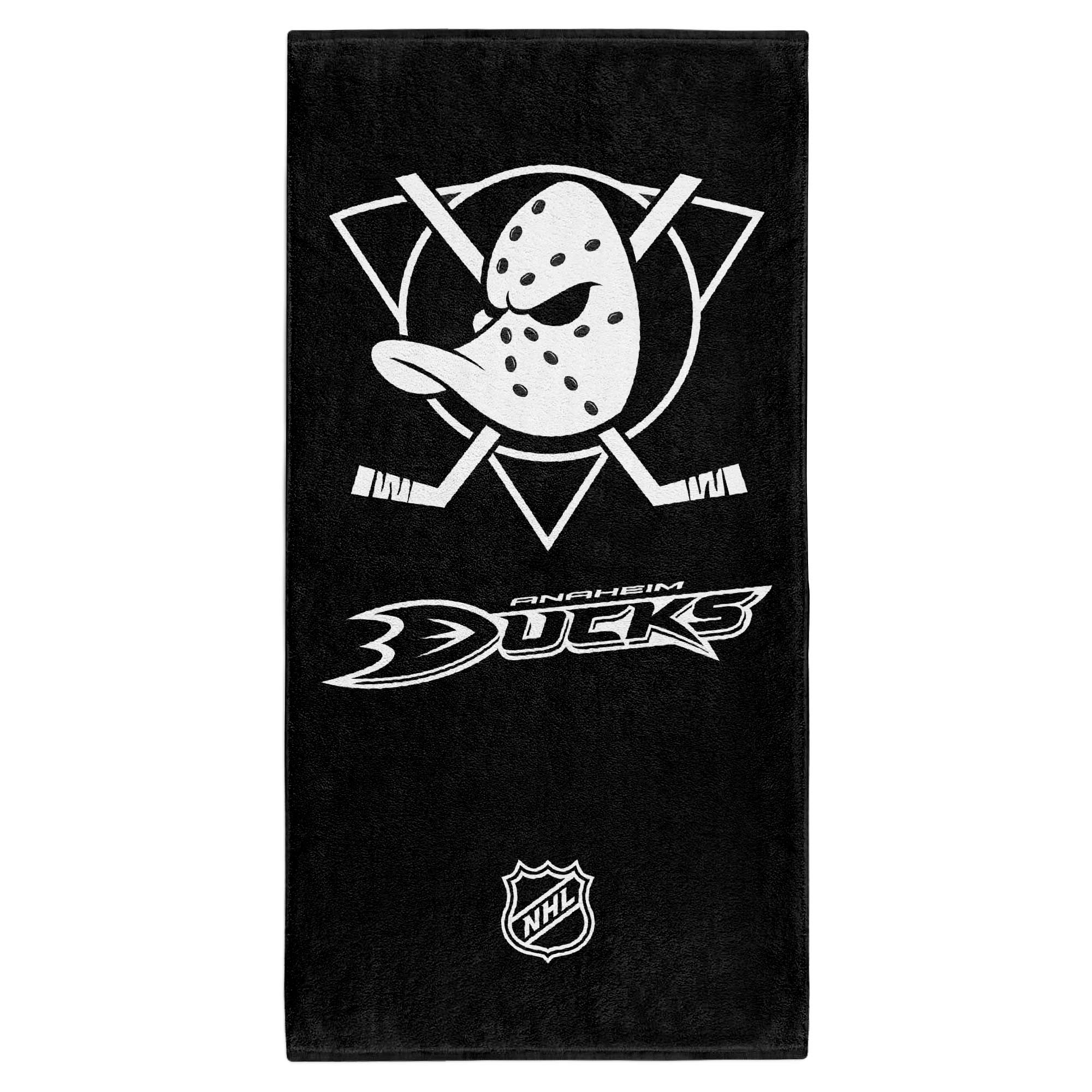 Anaheim Ducks NHL Classic Bath Towel Black