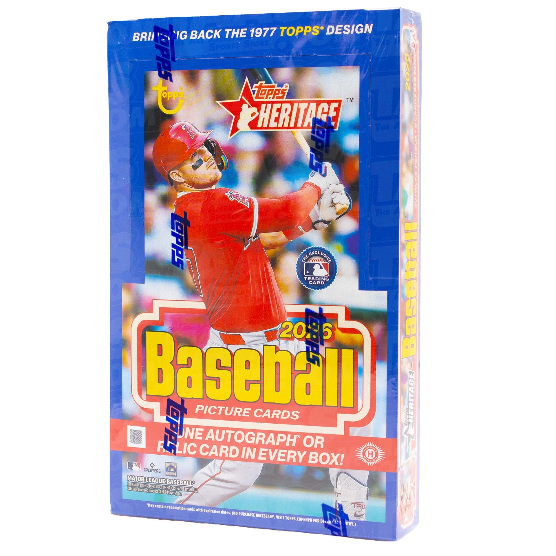 2026 Topps Heritage Baseball MLB Hobby Box