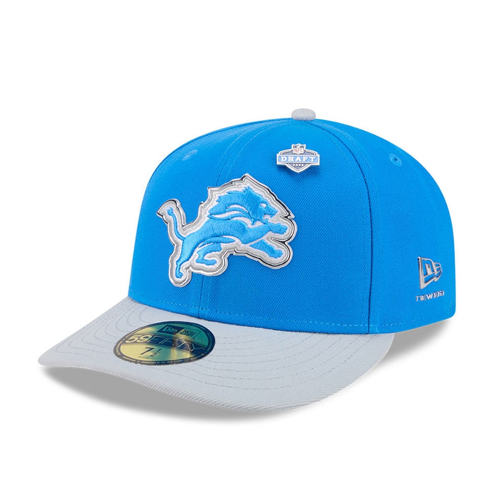 Detroit Lions 2026 NFL Draft Pre-Curved 59FIFTY Fitted Cap