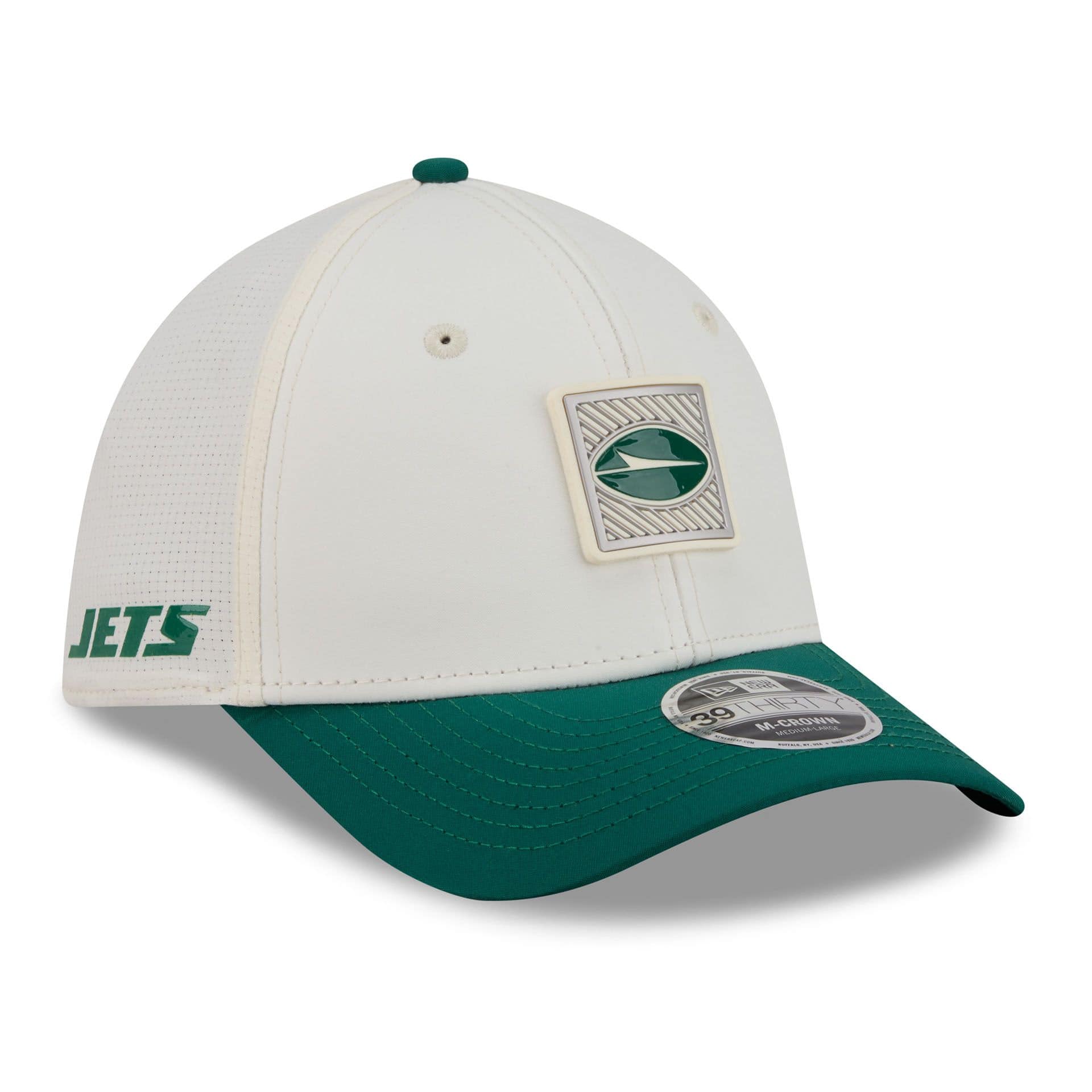 New York Jets 2026 NFL Training Camp 39THIRTY Flex Cap Cream/Green