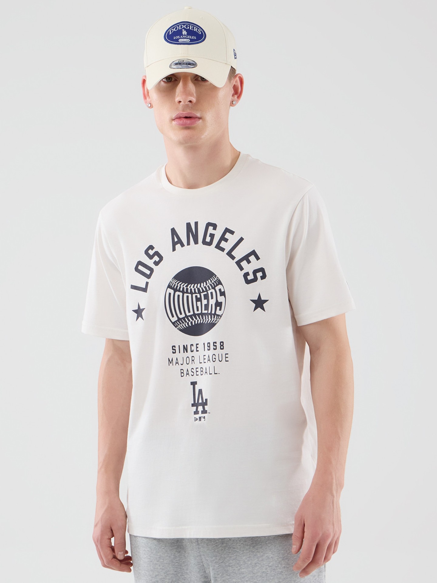 Los Angeles Dodgers Baseball MLB T-Shirt Cream