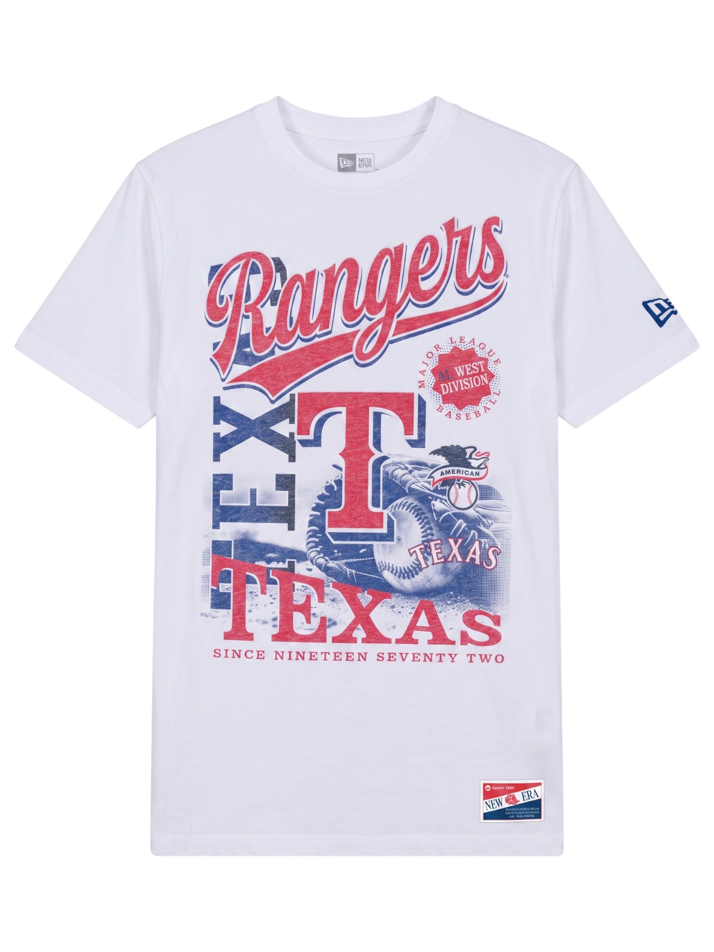 Texas Rangers Division Oversized MLB T-Shirt Weiß