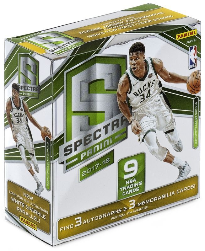 2017/18 Panini Spectra Basketball Hobby Box NBA