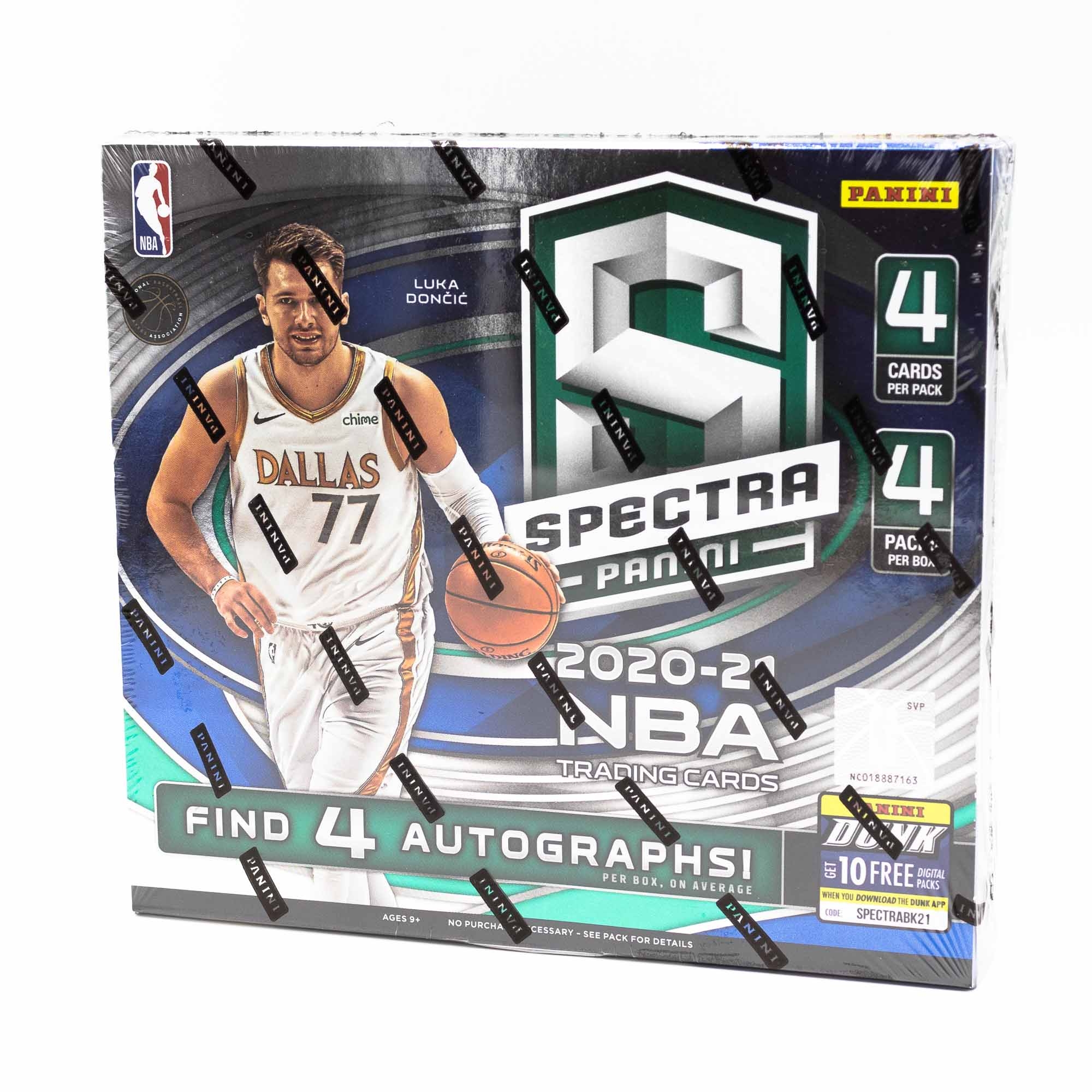 2020/21 Panini Spectra Basketball Hobby Box NBA
