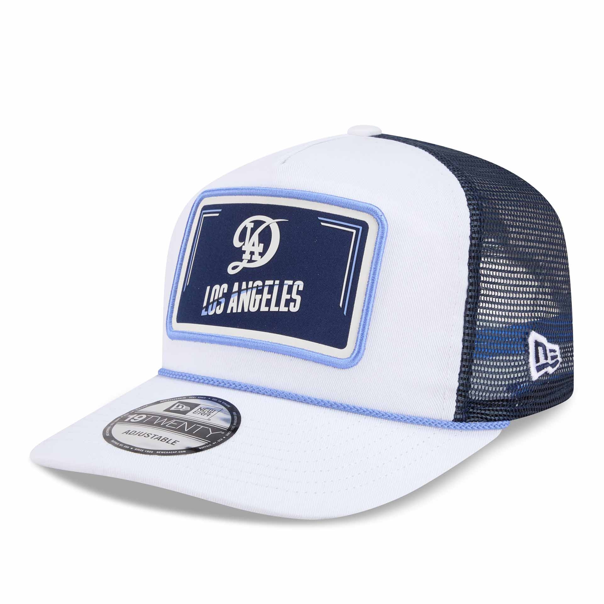 Los Angeles Dodgers 2026 MLB City Connect 19TWENTY Fan Pack Adjustable Trucker Cap Weiß