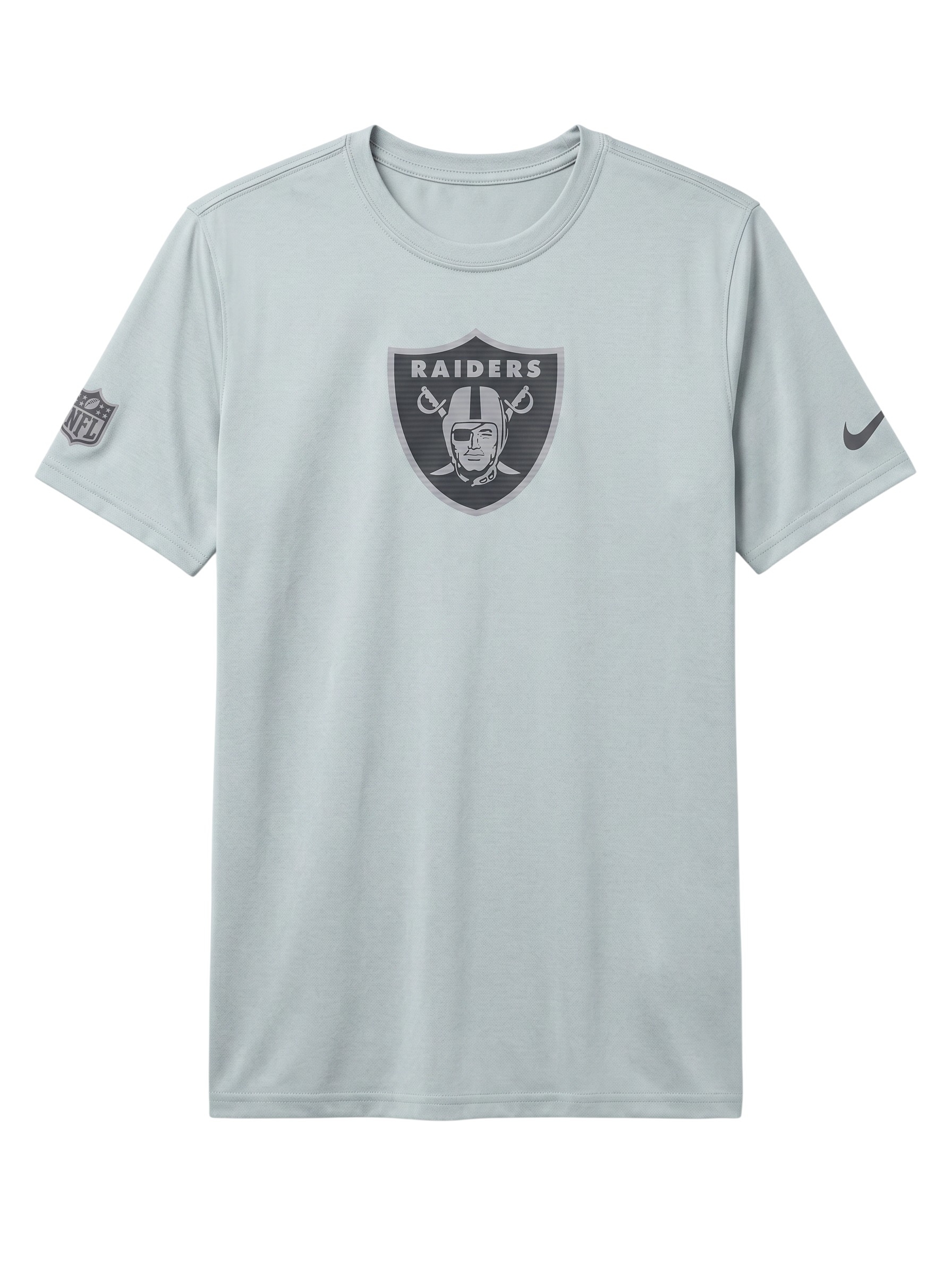 Las Vegas Raiders 2026 NFL Sideline Lead The Charge Legend T-Shirt Grau