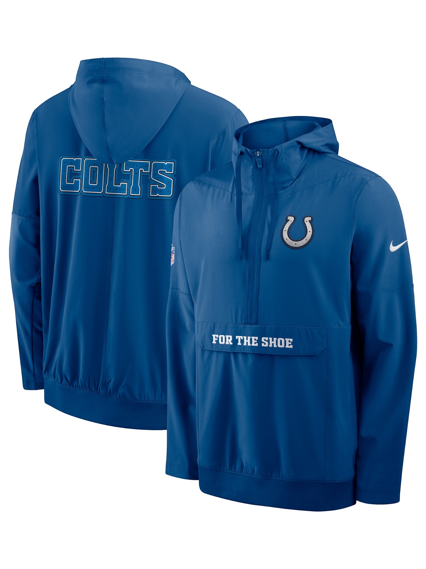 Indianapolis Colts 2026 NFL Rivalries Sideline Half-Zip Anorak Jacke Blau