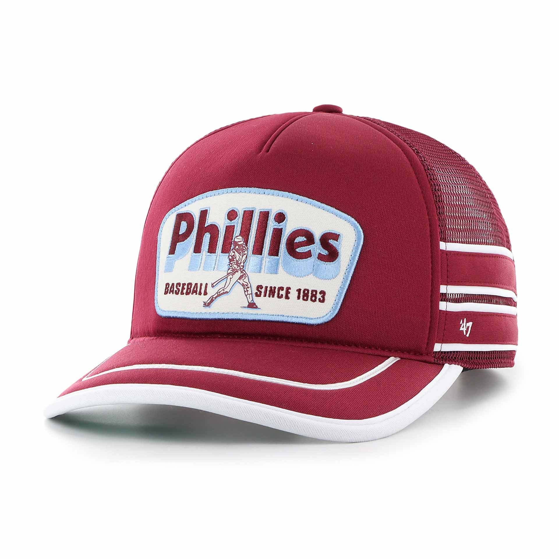 Philadelphia Phillies Golden Age Foam MLB '47 Hitch Trucker Cap Burgund