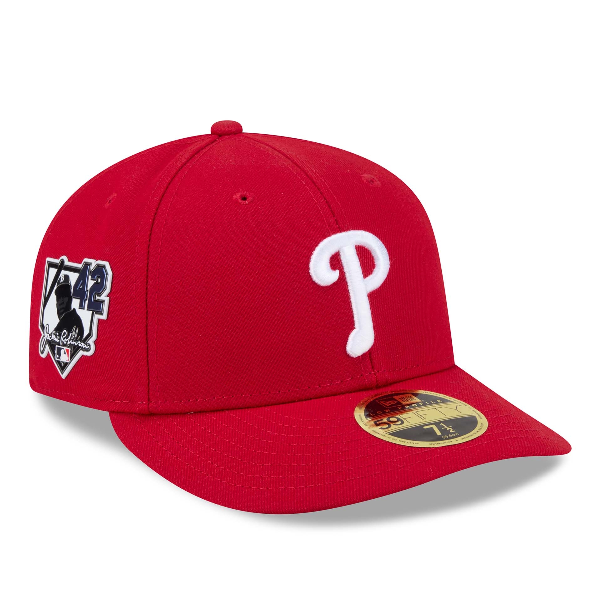 Philadelphia Phillies 2026 Jackie Robinson Day Low Profile 59FIFTY Fitted Cap Red
