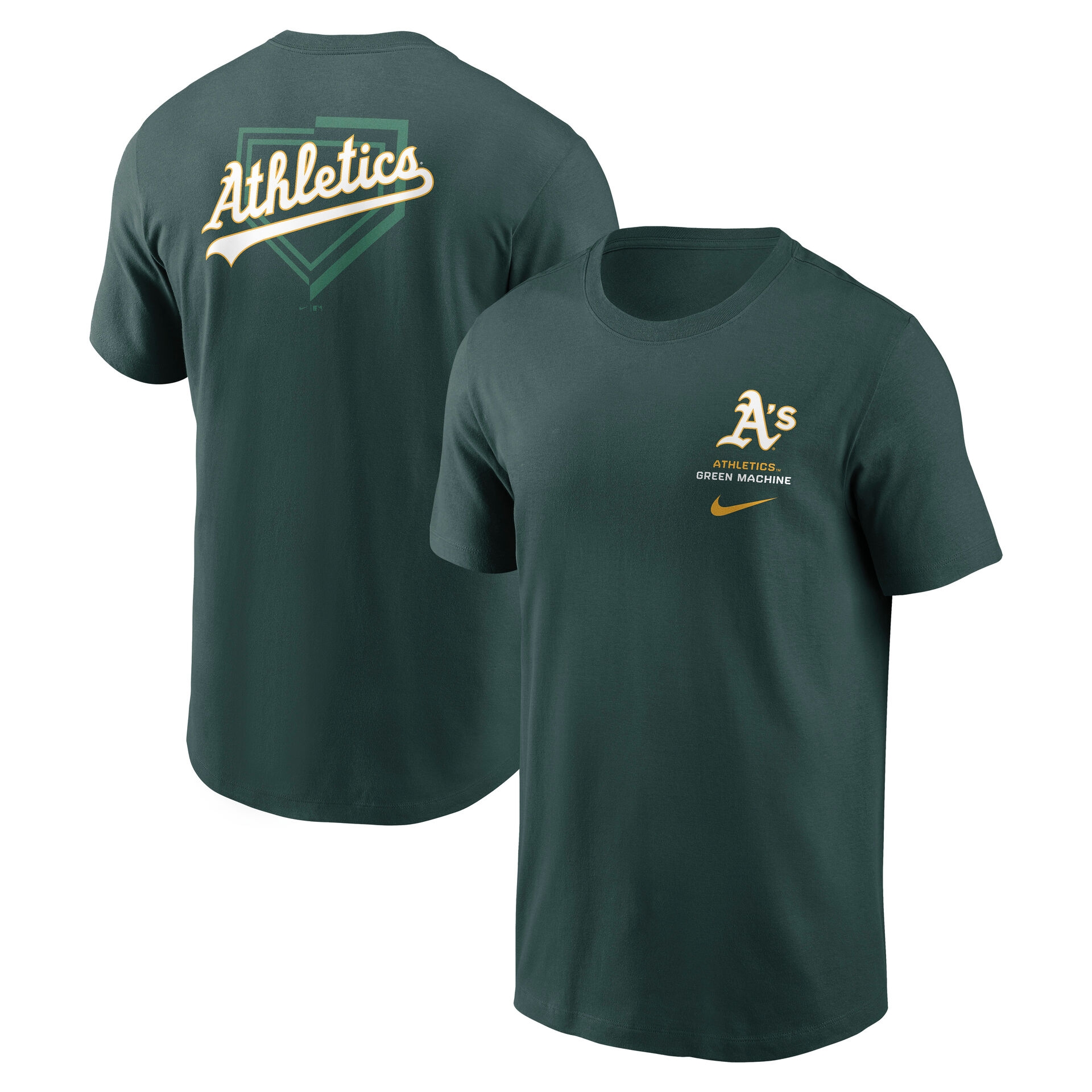 Athletics Primetime 2-Hit T-Shirt Grün