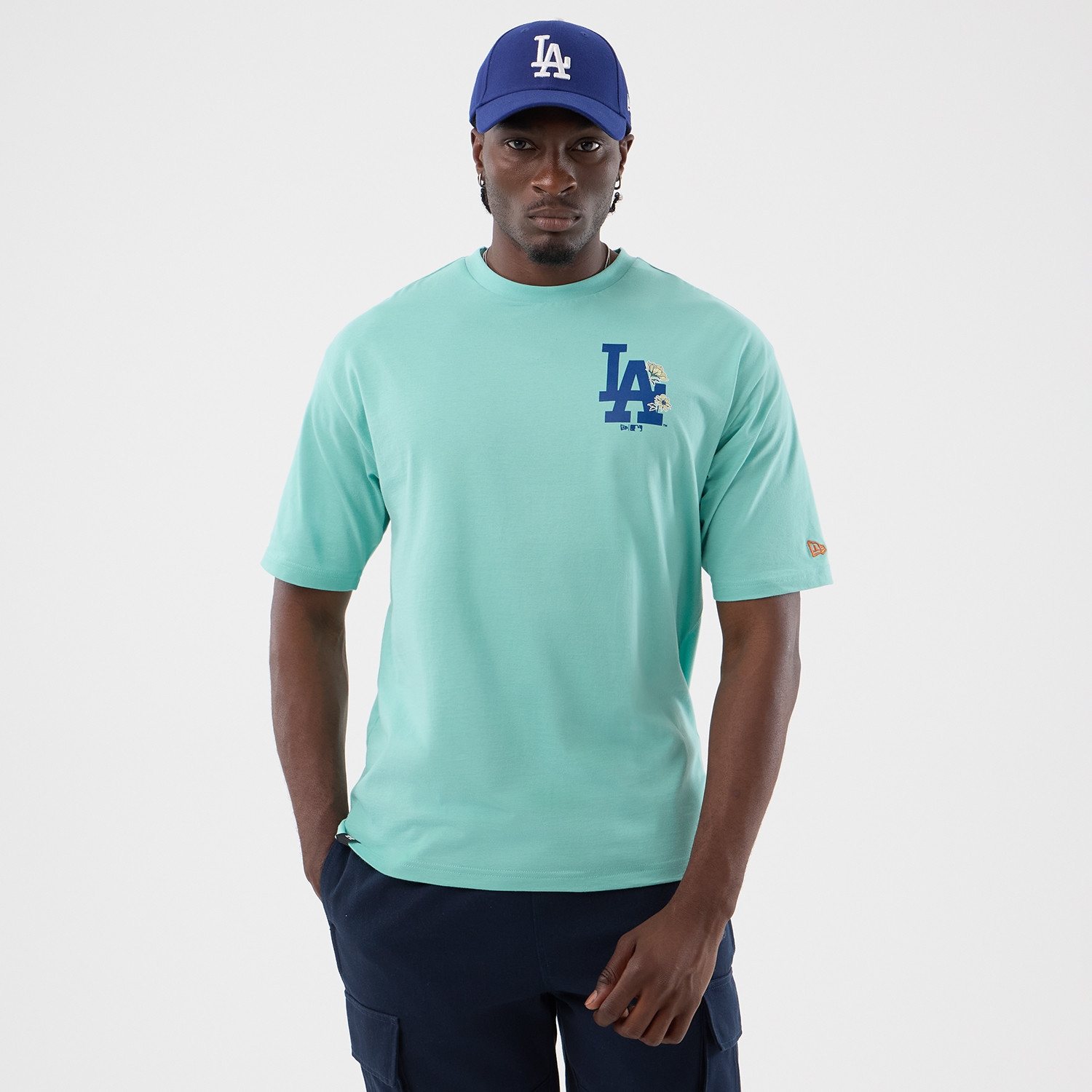 Los Angeles Dodgers Floral MLB T-Shirt Türkis