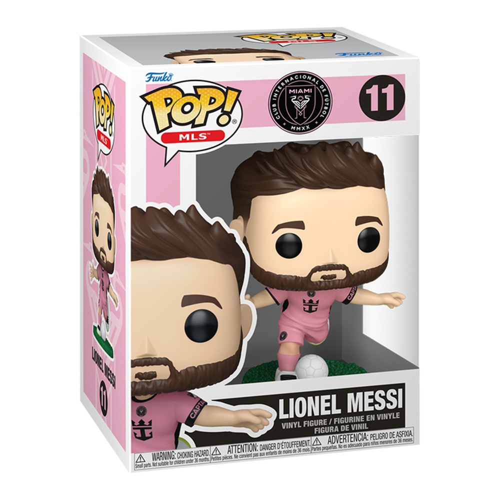 Funko POP! #11 Lionel Messi Inter Miami Vinyl MLS Figure (Pink Jersey)