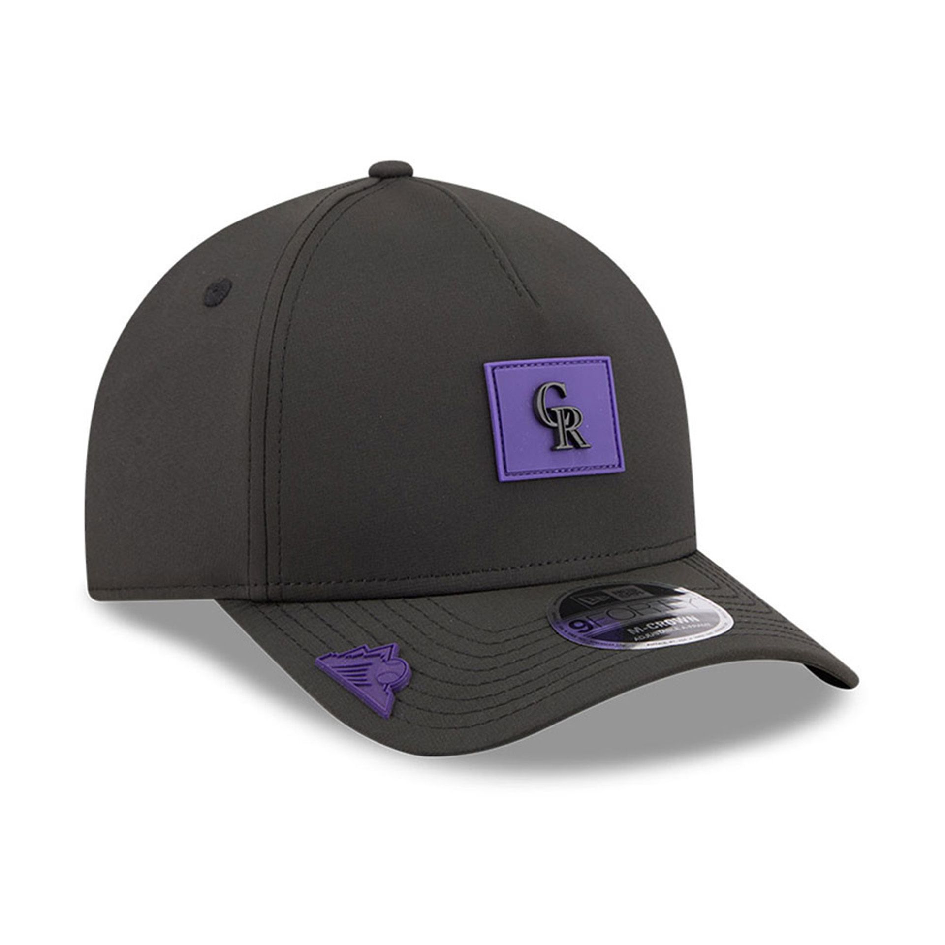 Colorado Rockies 2026 MLB Clubhouse 9FORTY M-Crown A-Frame Snapback Cap
