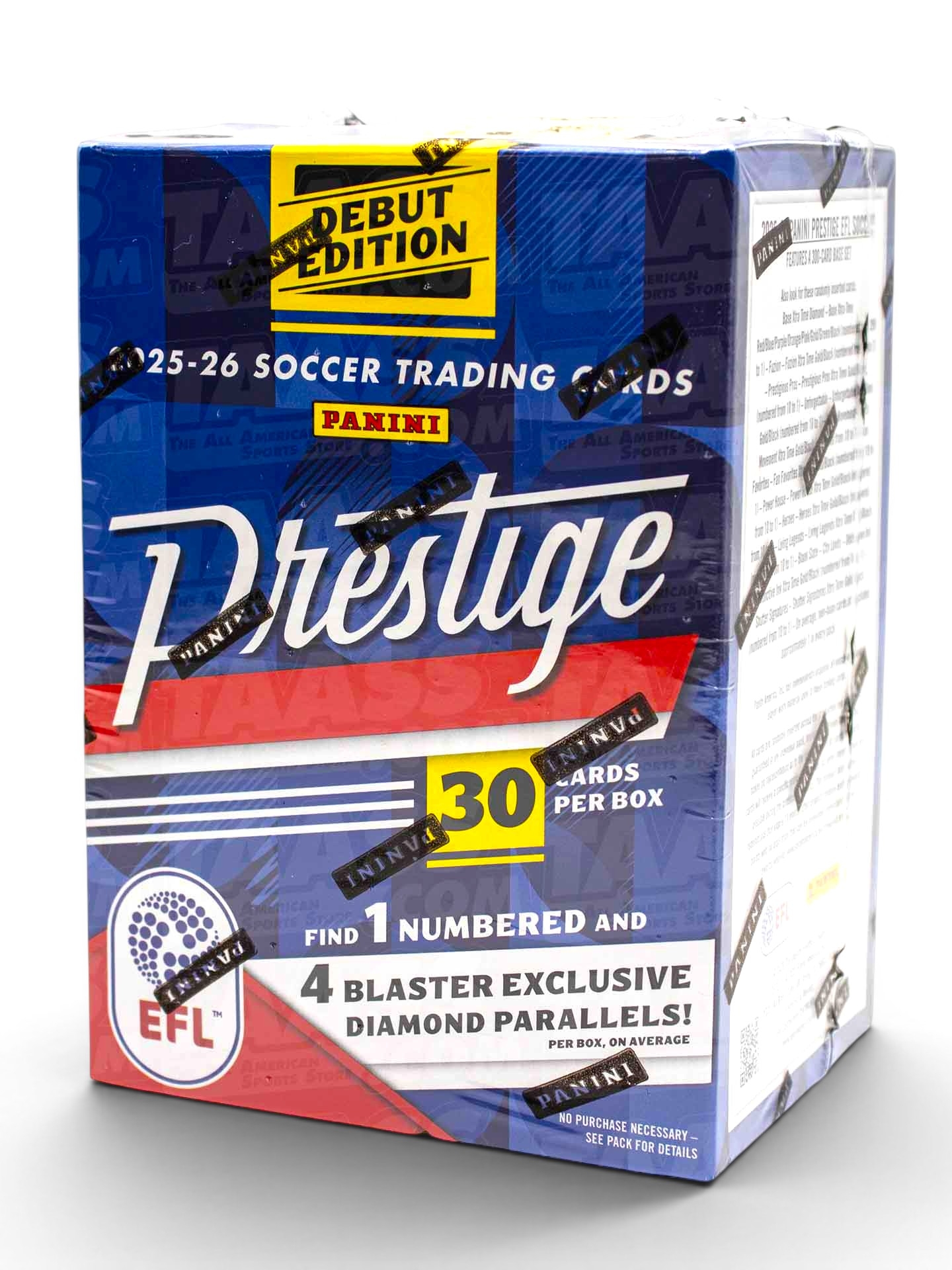 2025/26 Panini Prestige EFL Fußball Blaster Box