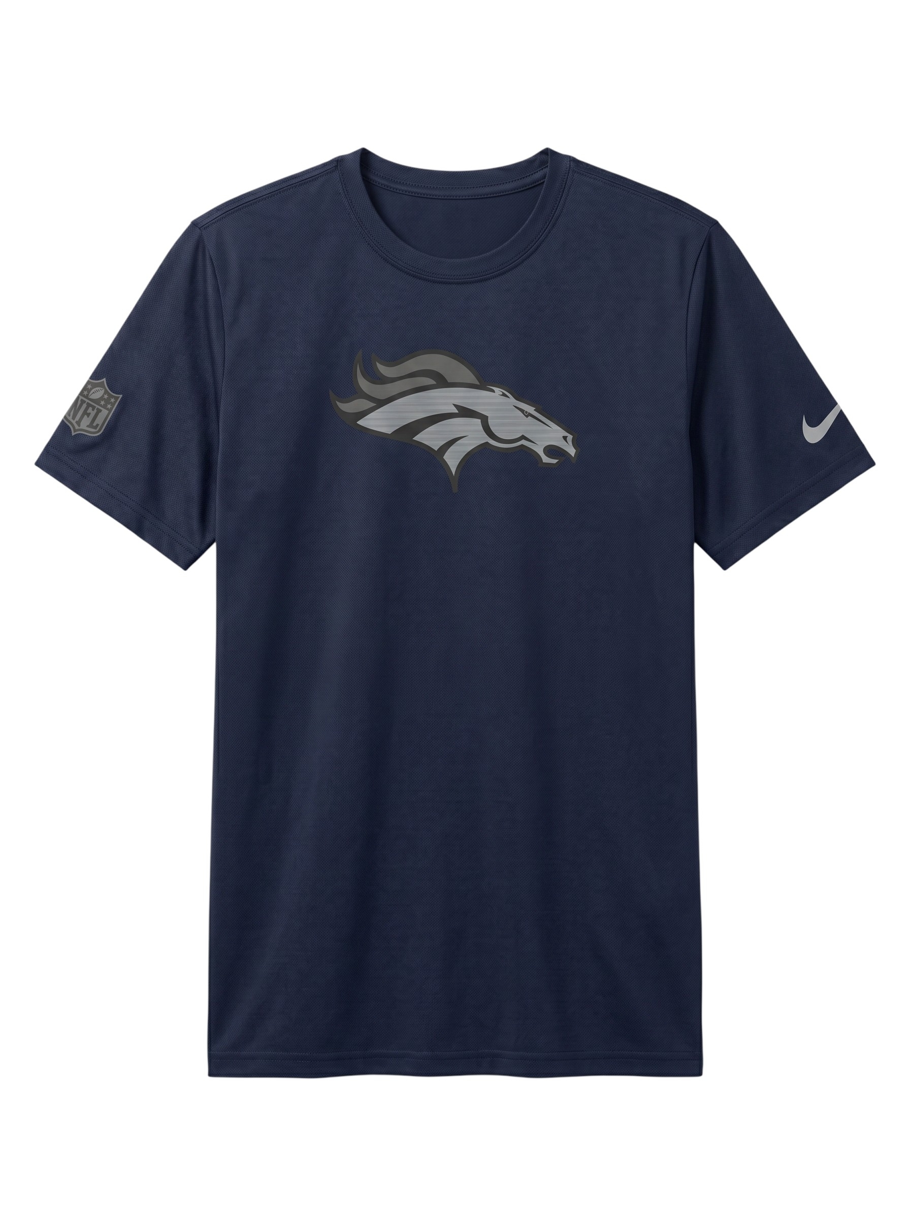 Denver Broncos 2026 NFL Sideline Lead The Charge Legend T-Shirt Navy