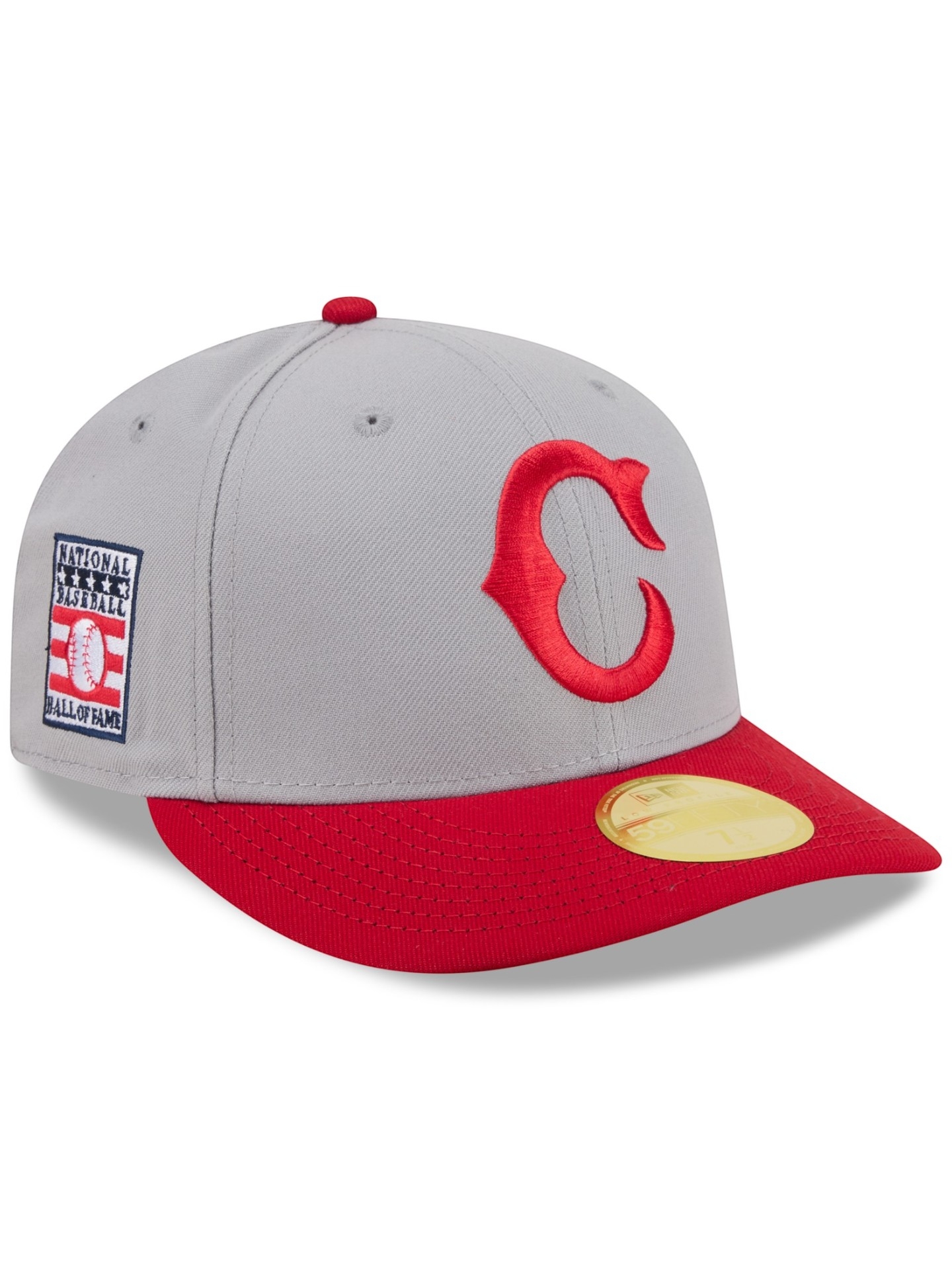 Cincinnati Reds 2026 MLB Hall of Fame Low Profile 59FIFTY Fitted Cap Grau