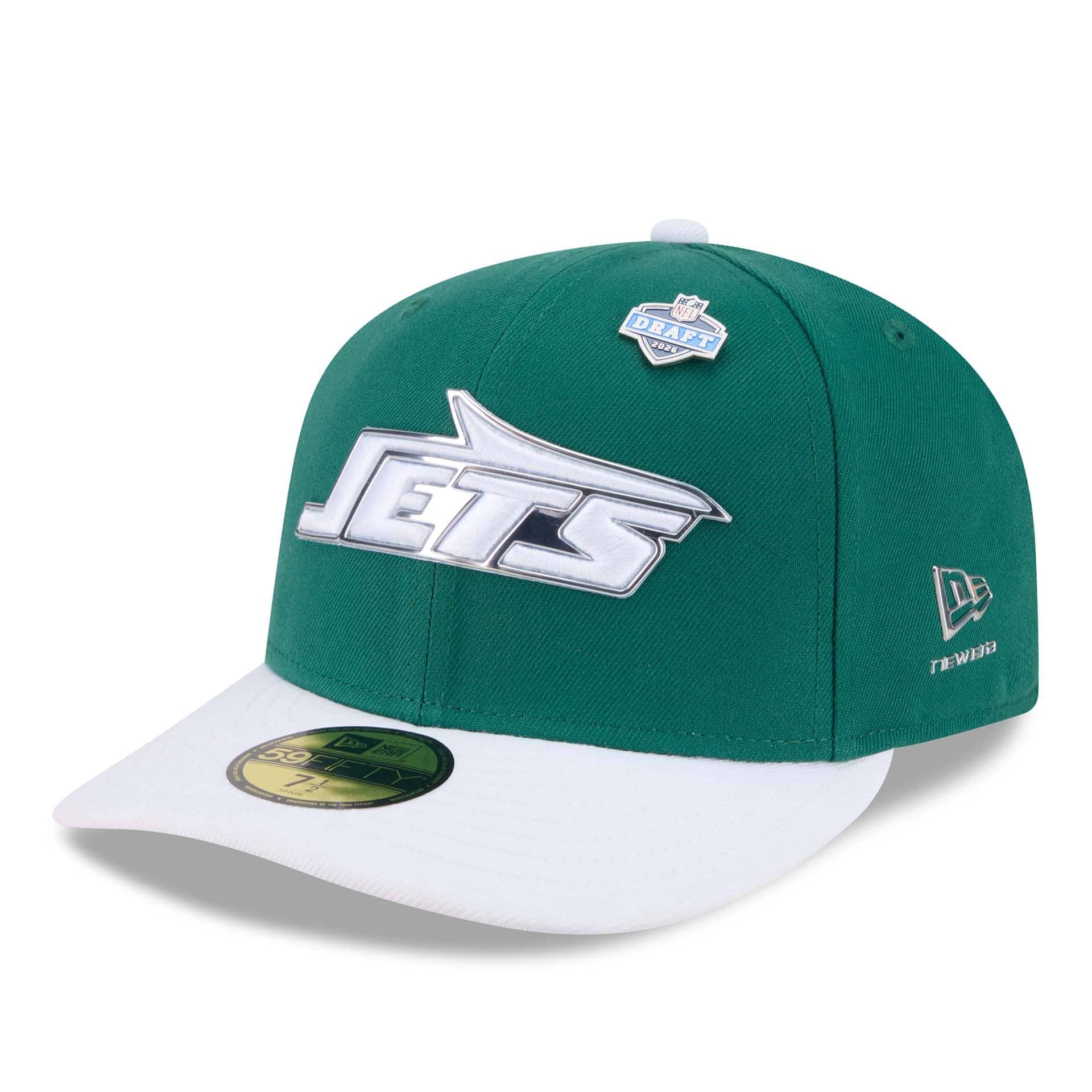 New York Jets 2026 NFL Draft Pre-Curved 59FIFTY Fitted Cap