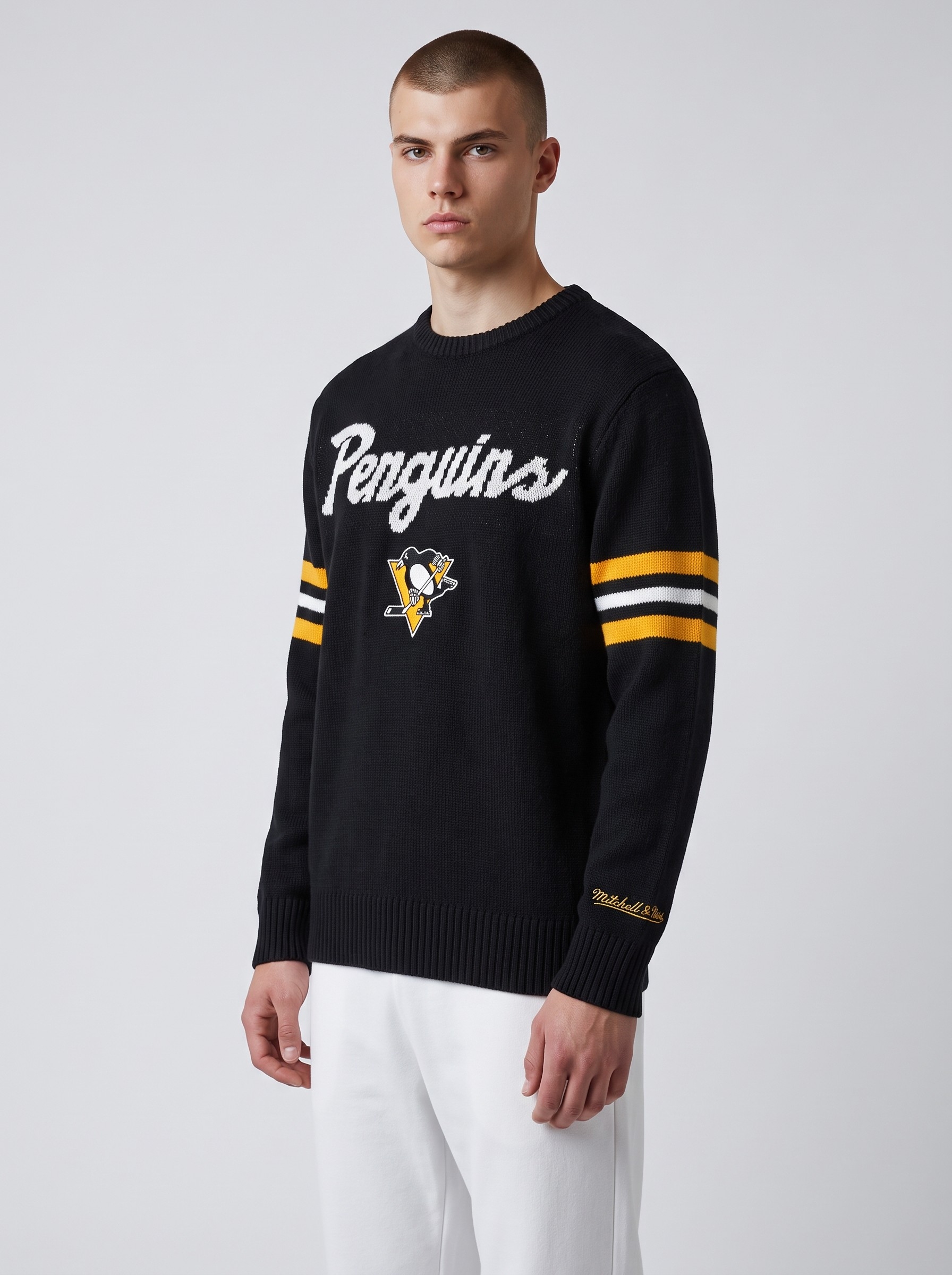 Pittsburgh Penguins NHL Head Coach Sweater Black