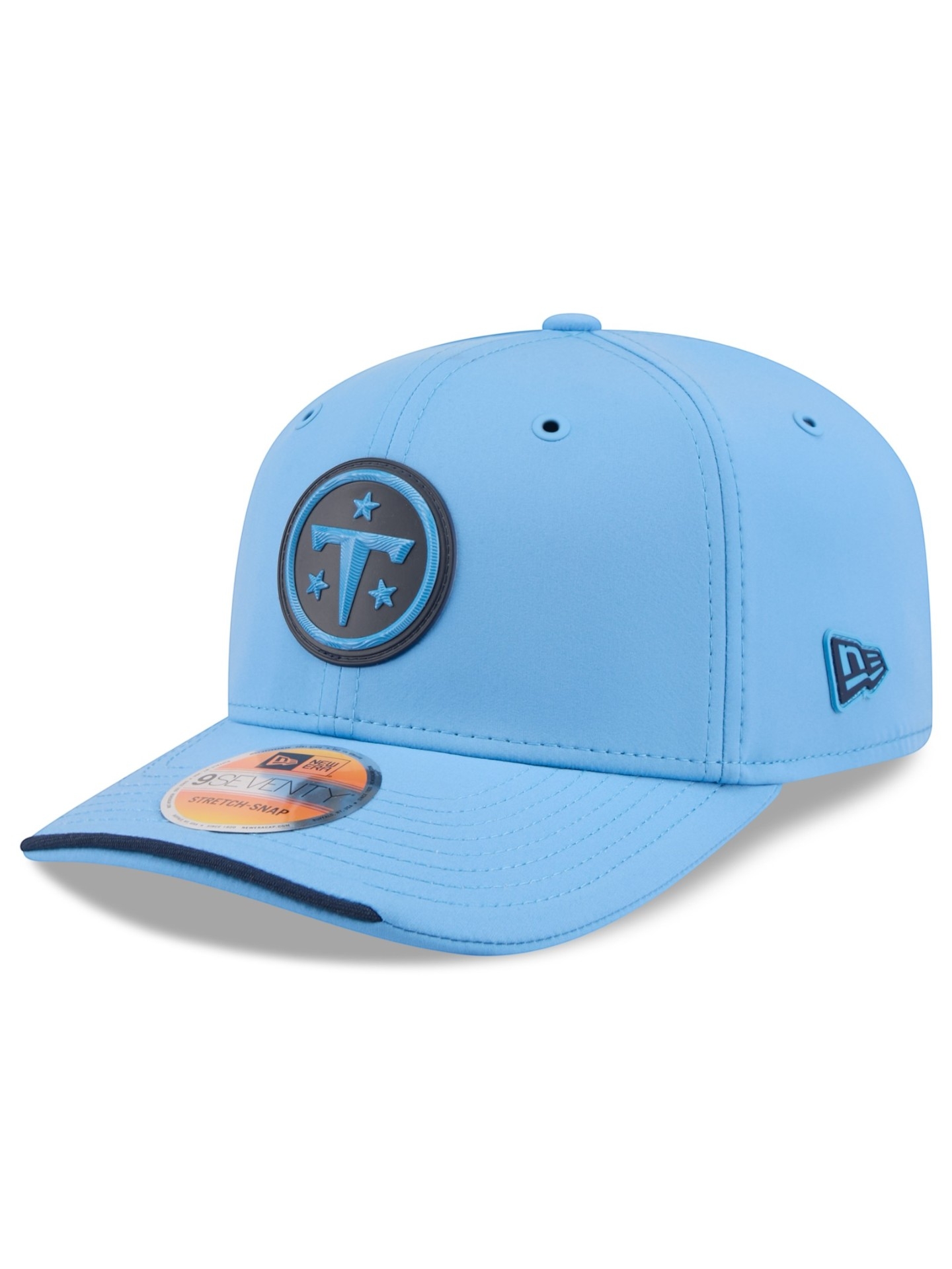 Tennessee Titans 2026 NFL Sideline 9SEVENTY Stretch-Snap Cap Blau