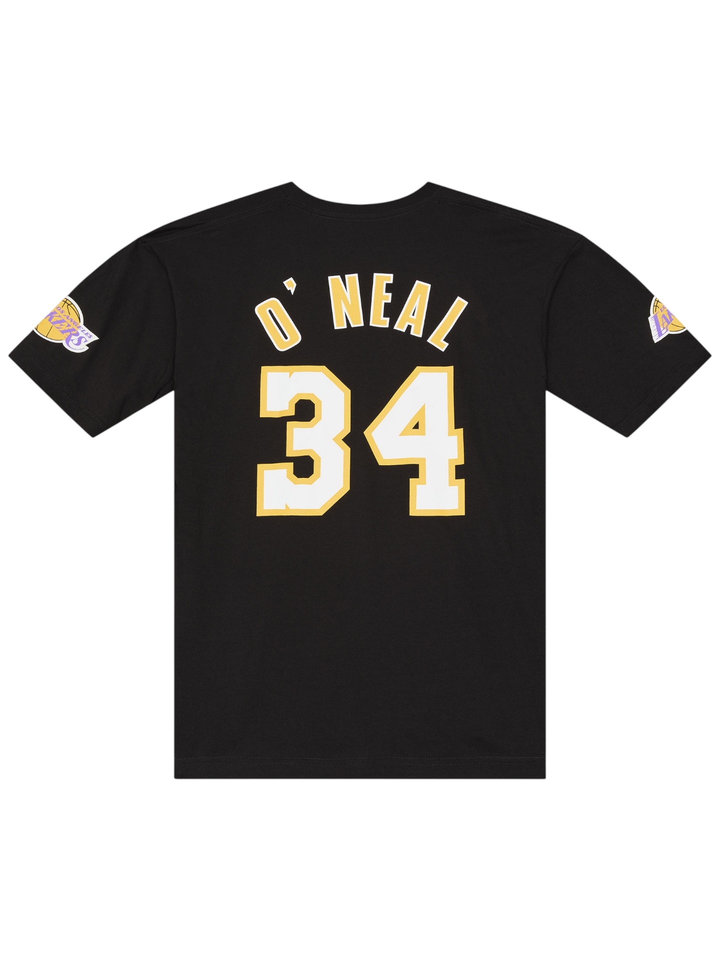 Shaquille O'Neal #34 Los Angeles Lakers Wordmark NBA T-Shirt Schwarz